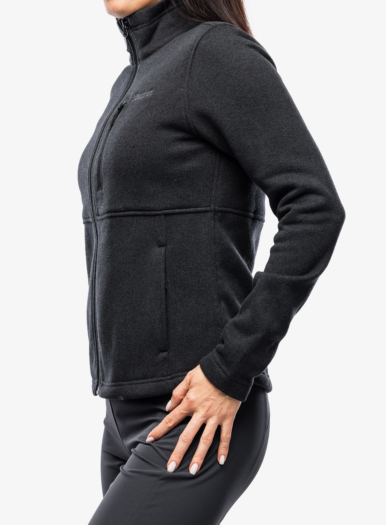 Ženska dukserica Marmot Drop Line Jacket - black