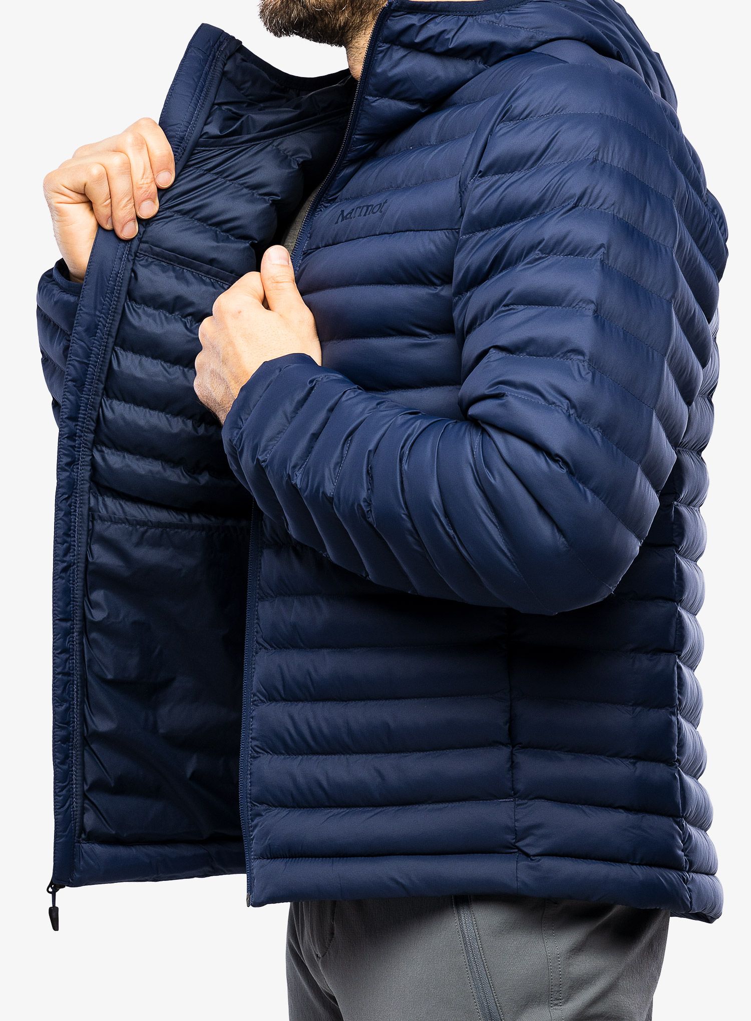 Jakna s postavom Marmot Echo Featherless Hoody - arctic nvy 
