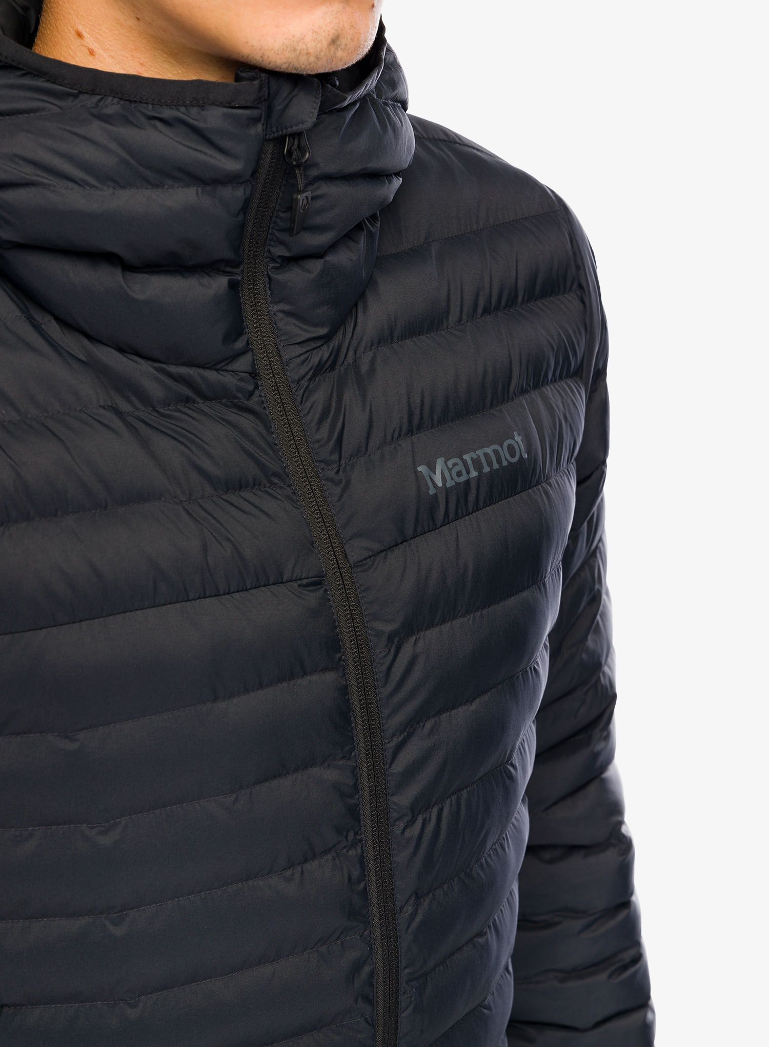 Jakna s postavom Marmot Echo Featherless Hoody - black/black
