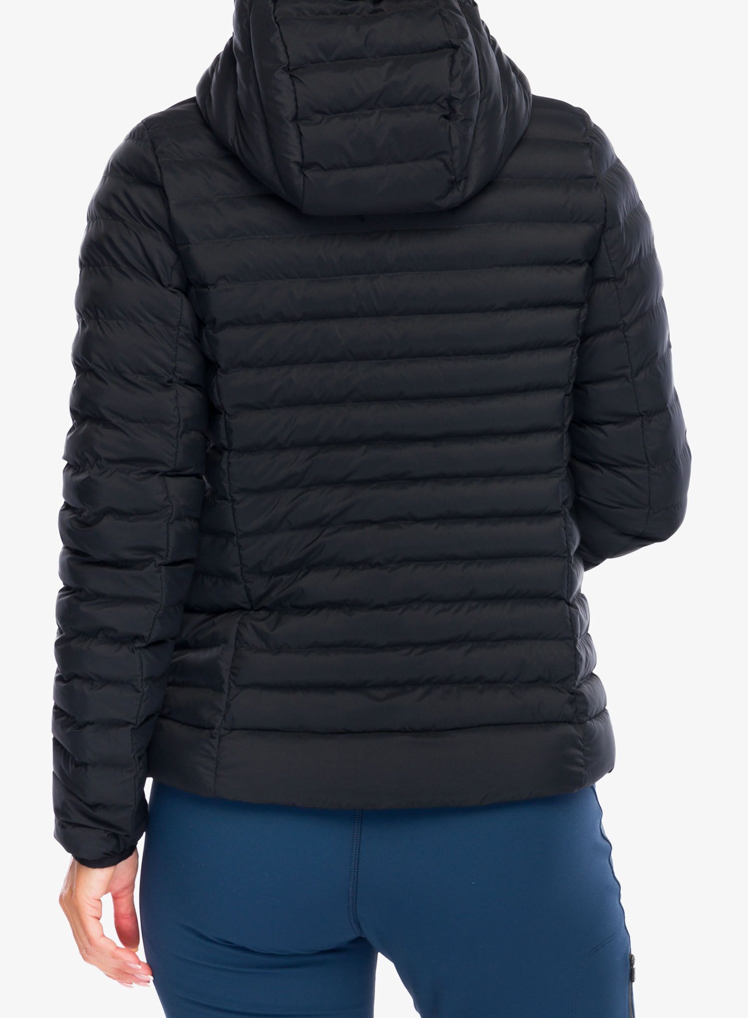 Jakna s postavom ženska Marmot Echo Featherless Hoody - black/black