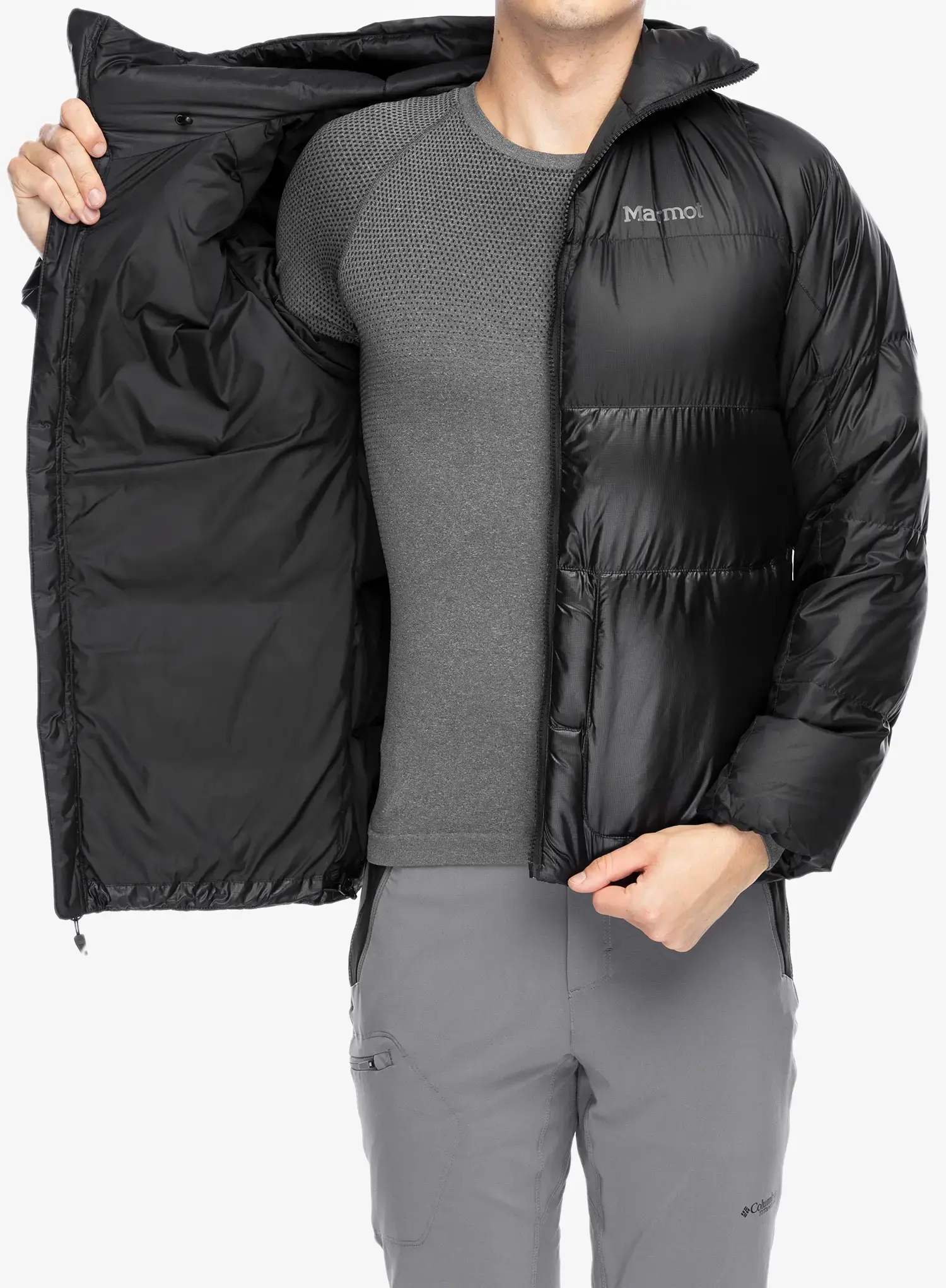 Pernata jakna Marmot Guides Down Hoody - black/black