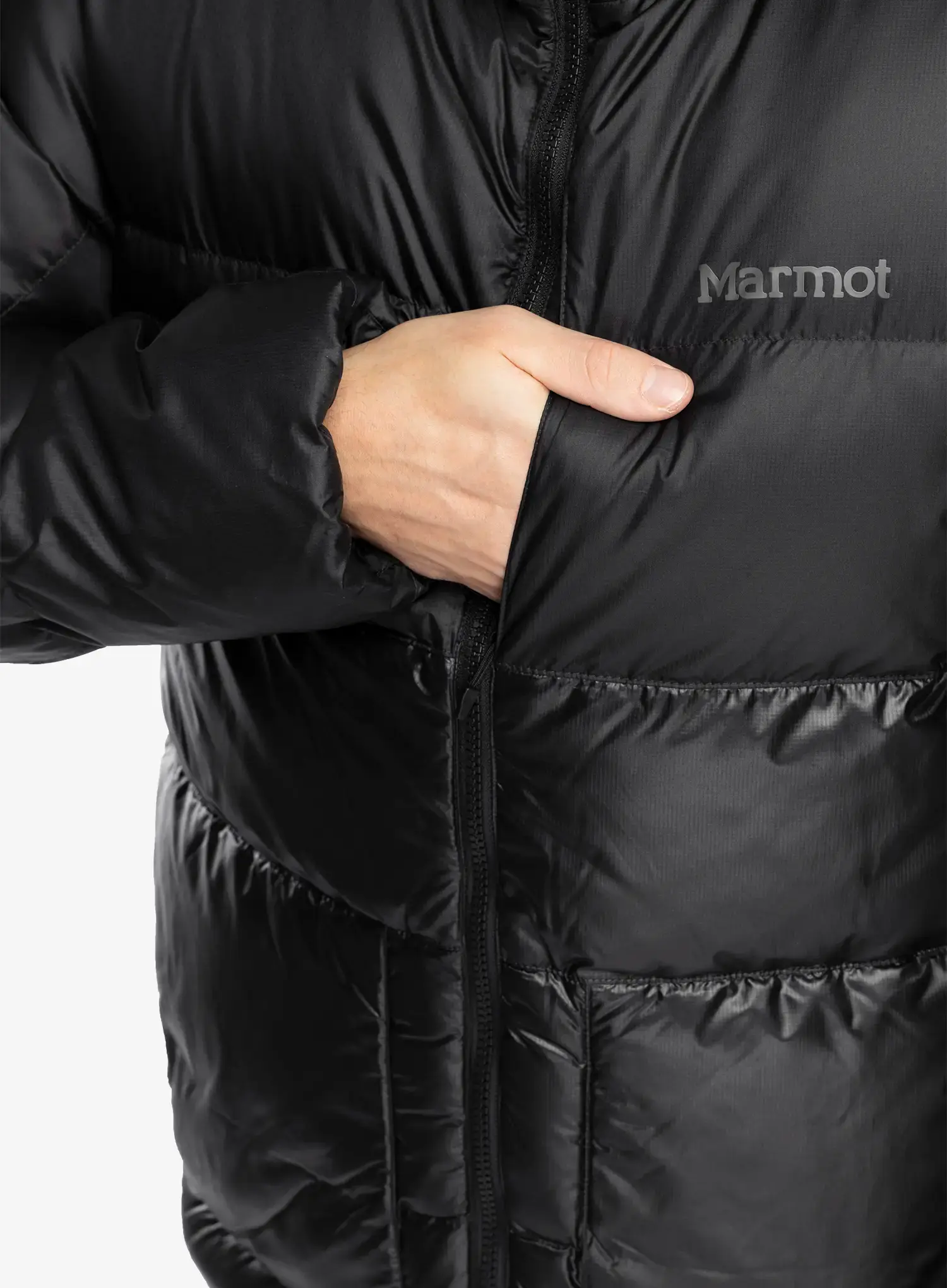Pernata jakna Marmot Guides Down Hoody - black/black