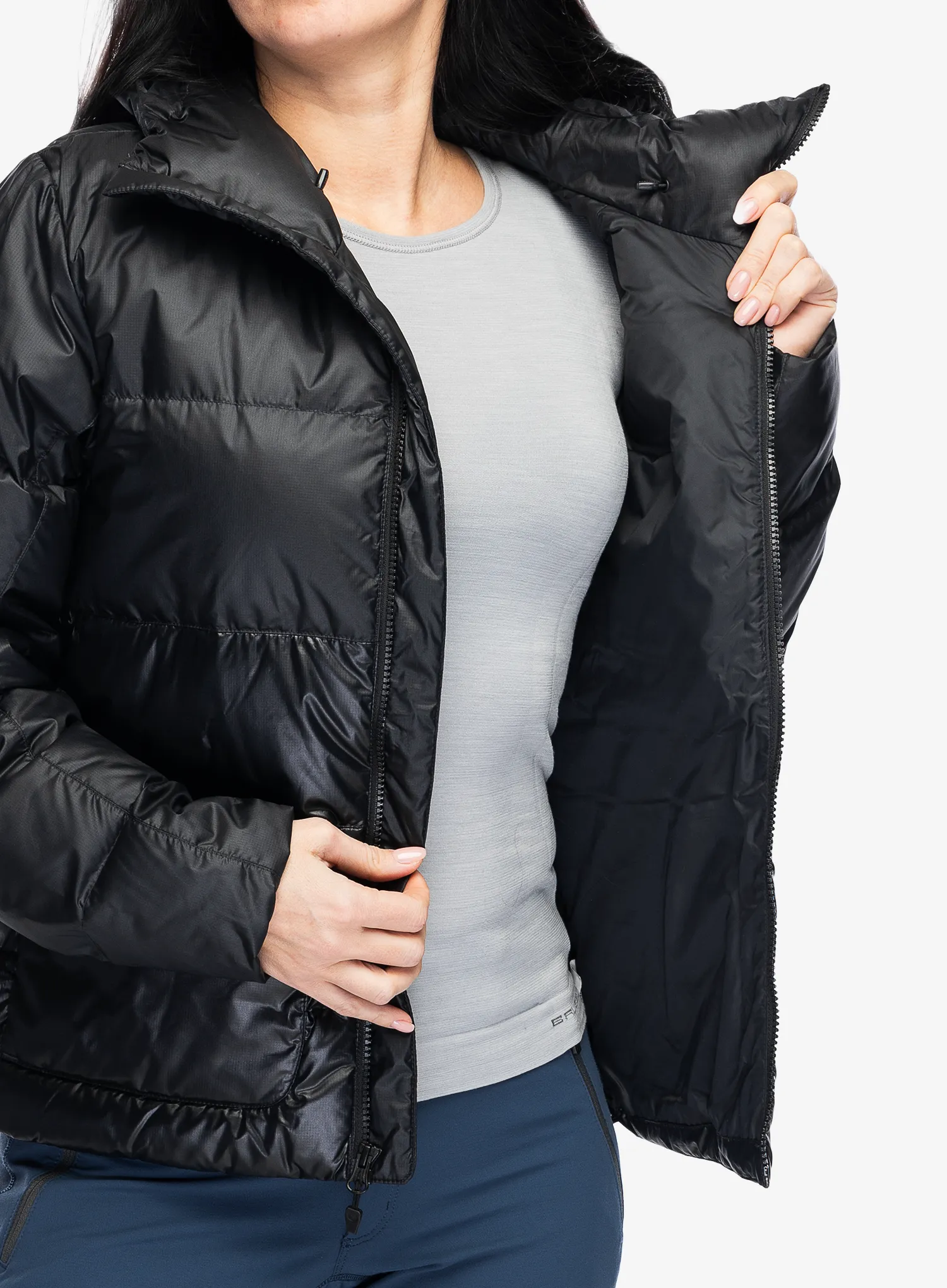 Ženska perjana jakna Marmot Guides Down Hoody - black/black