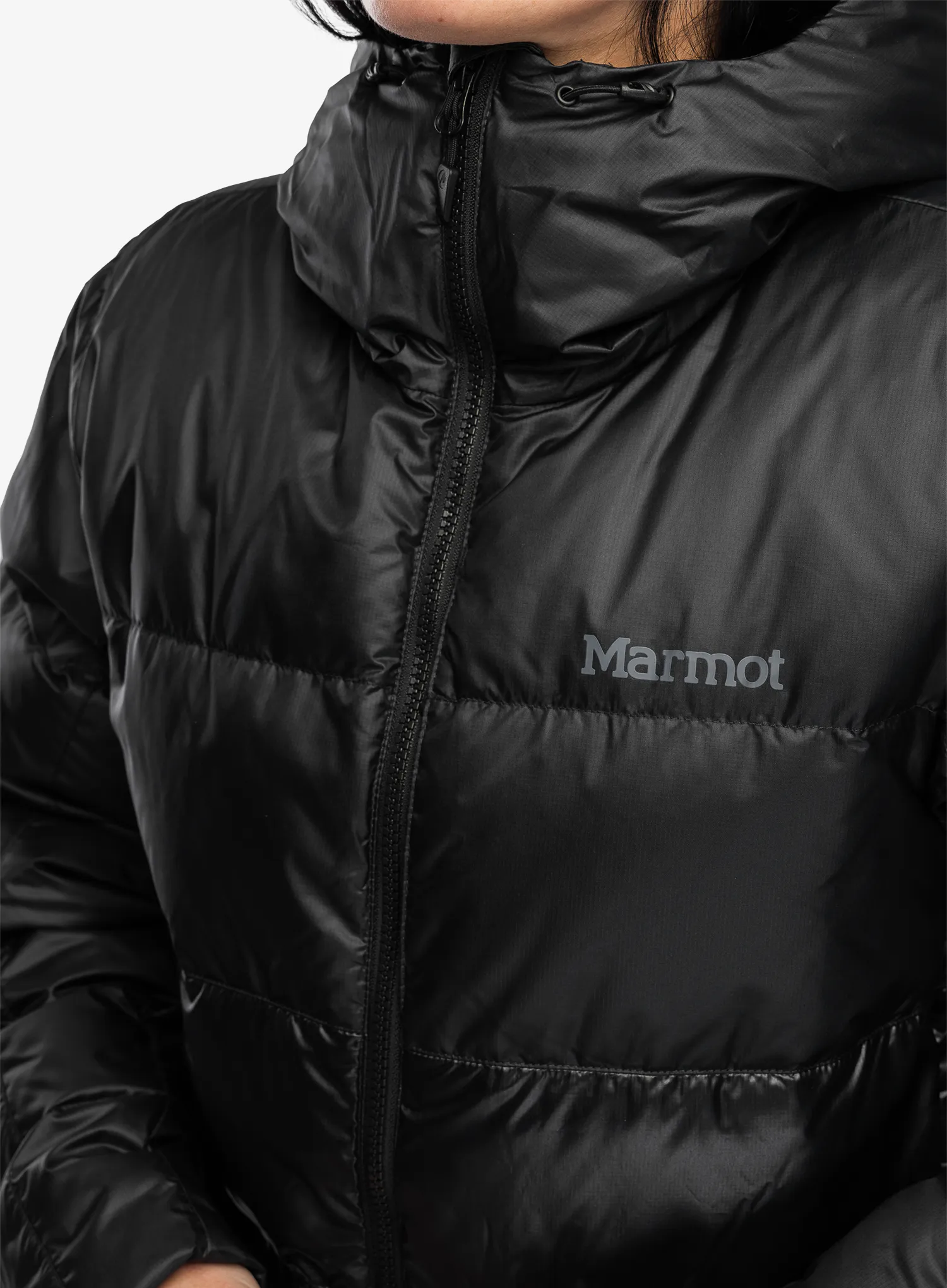 Ženska perjana jakna Marmot Guides Down Hoody - black/black