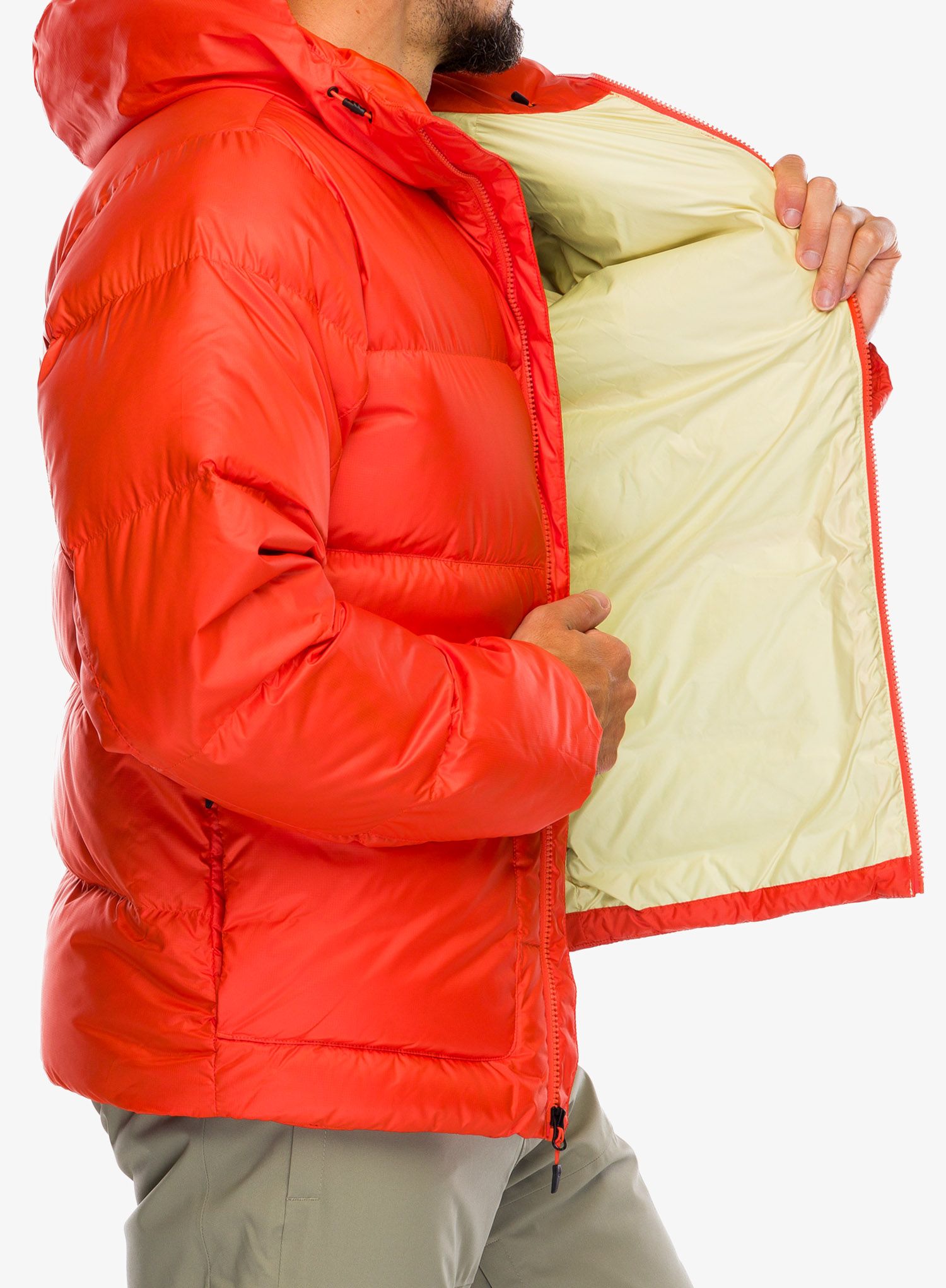Pernata jakna Marmot Guides Down Hoody - flame