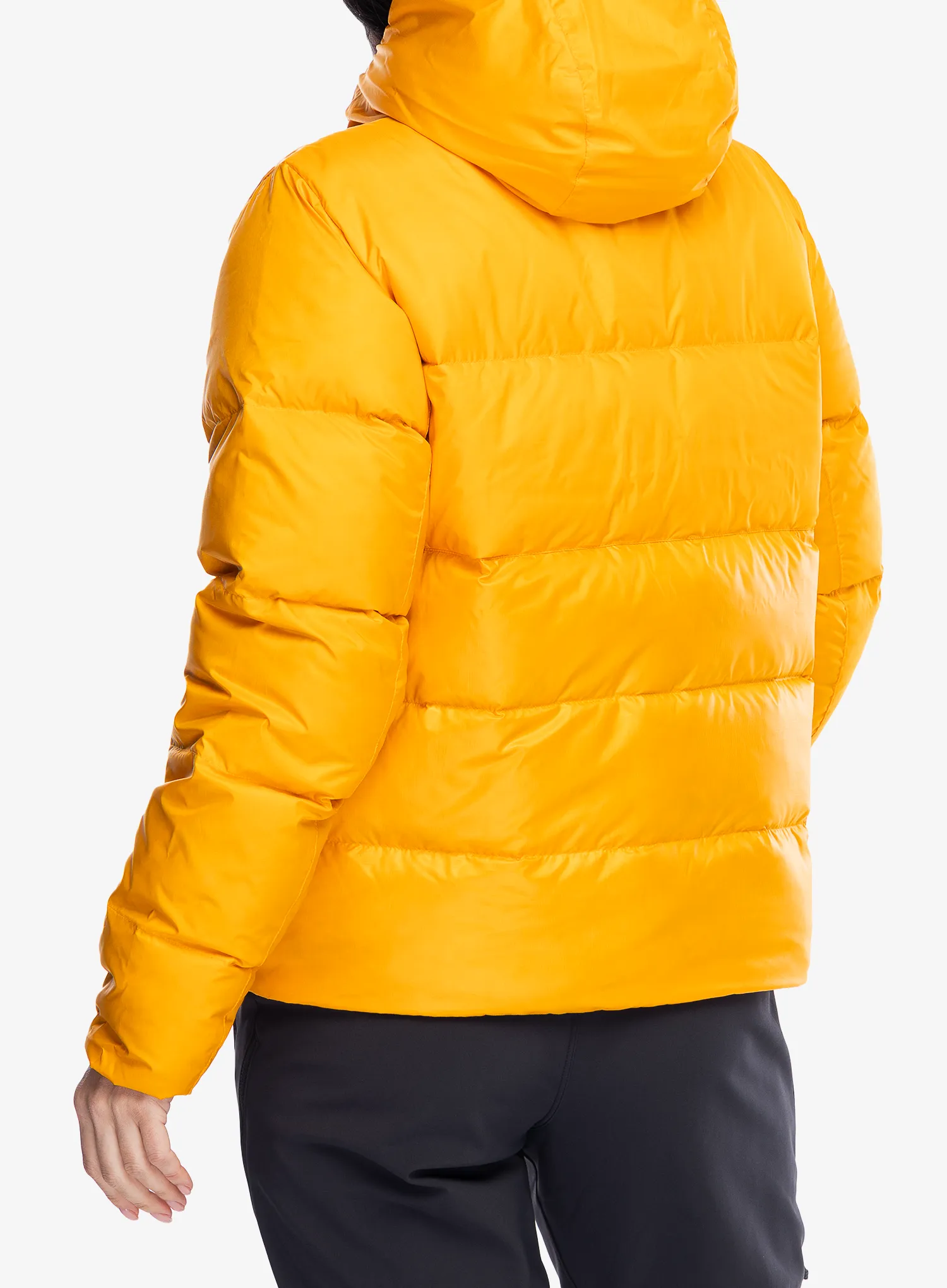 Ženska perjana jakna Marmot Guides Down Hoody - golden sun