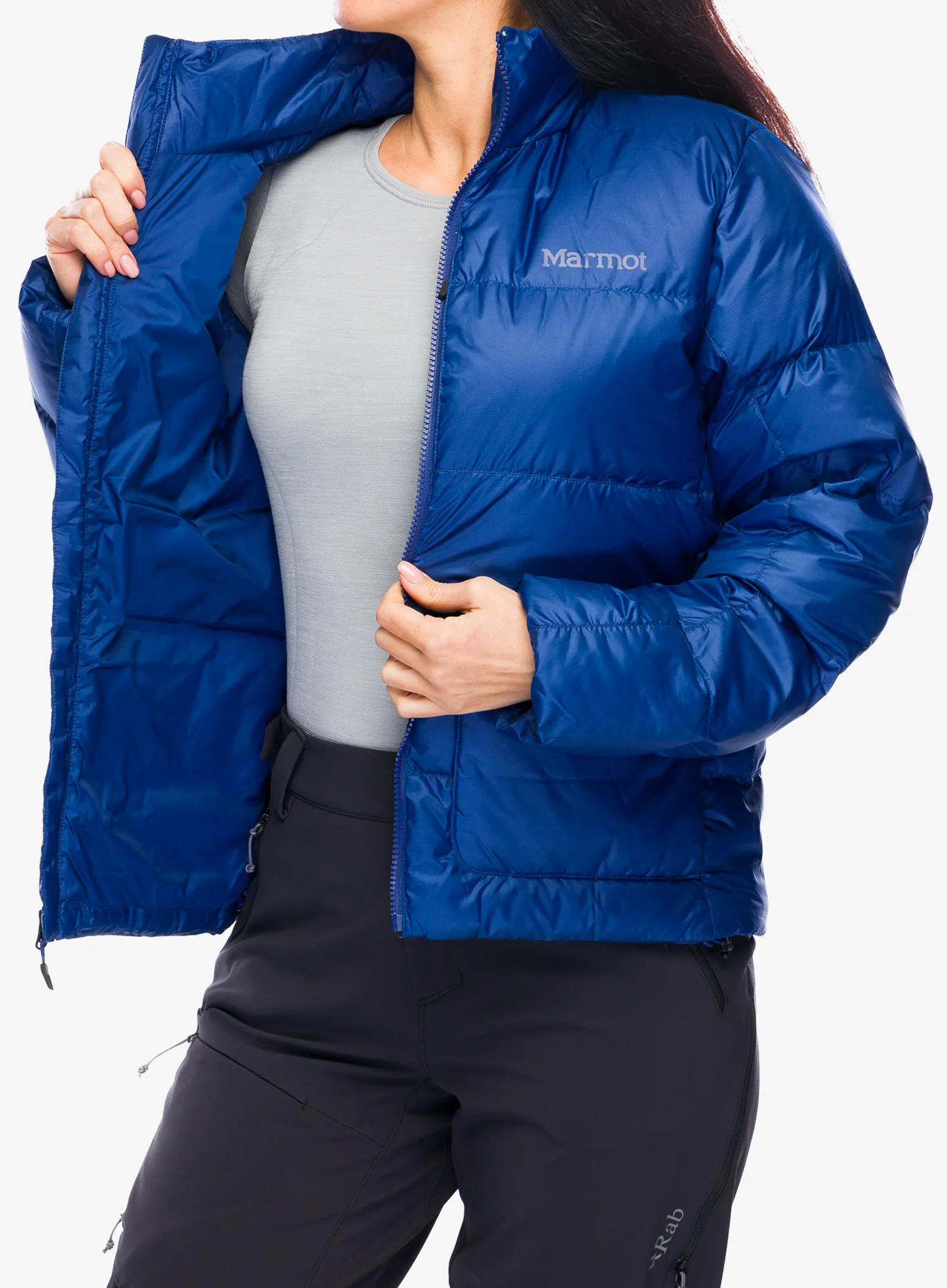 Ženska perjana jakna Marmot Guides Down Jacket - twilight blue