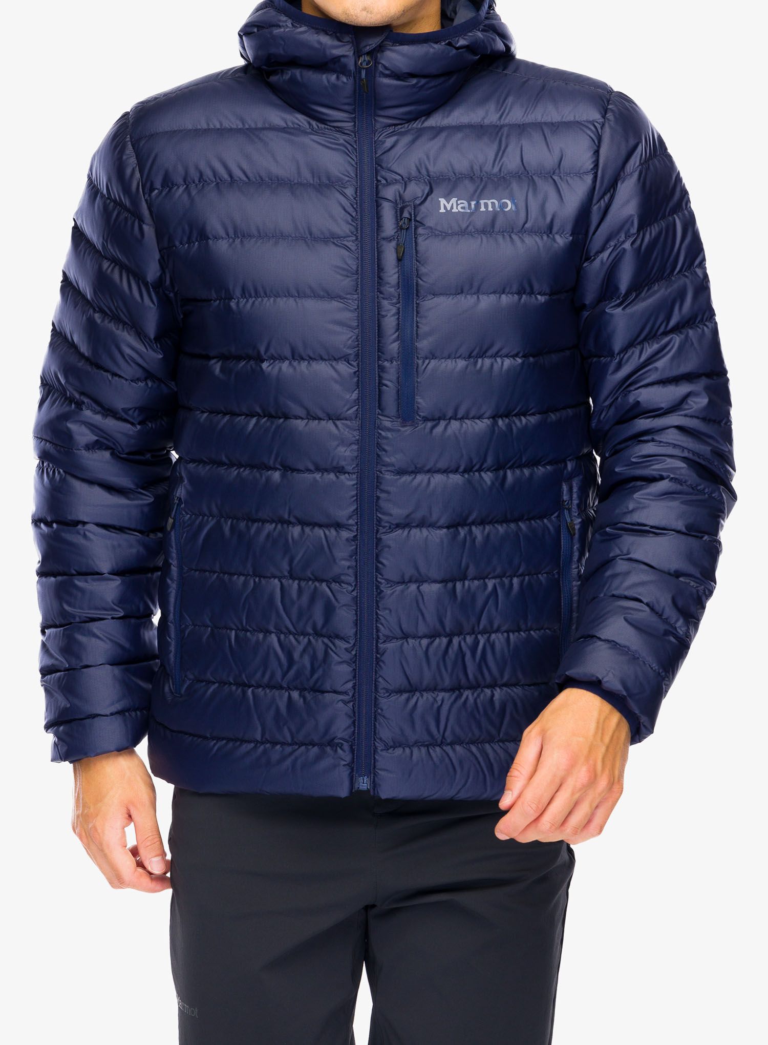 Pernata jakna Marmot Highlander Hoody - arctic navy