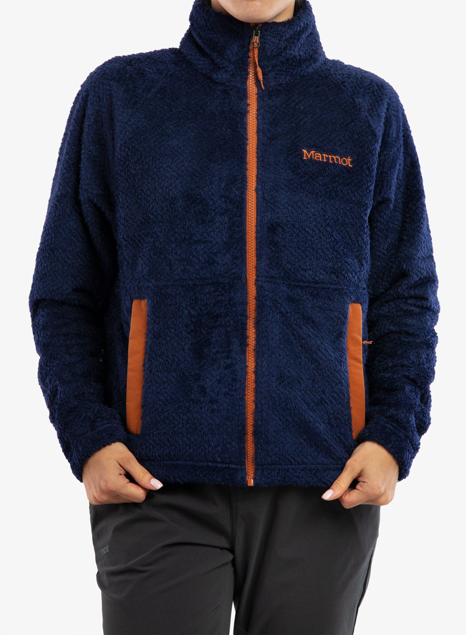 Ženska jakna od flisa Marmot Homestead Fleece Jacket - arctic navy