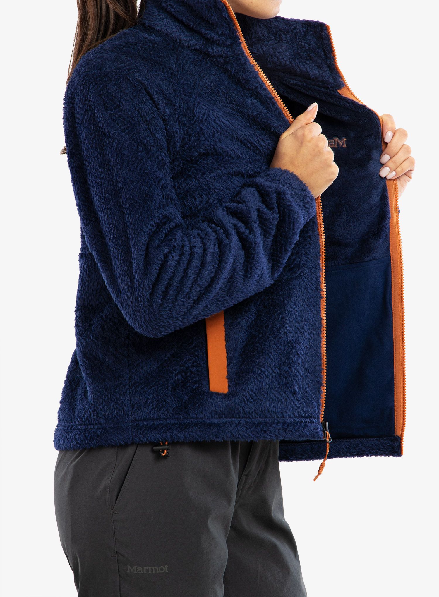 Ženska jakna od flisa Marmot Homestead Fleece Jacket - arctic navy
