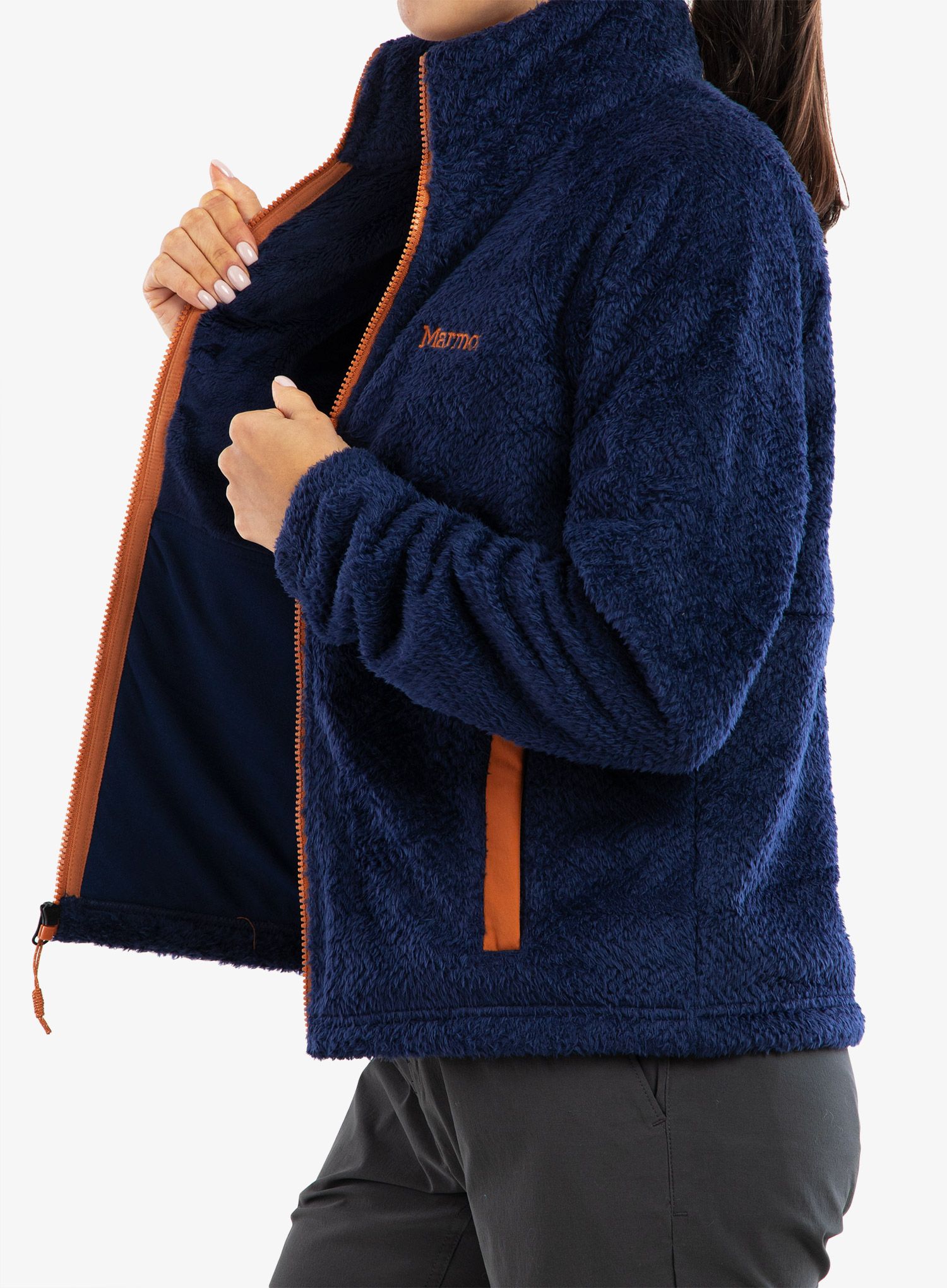 Ženska jakna od flisa Marmot Homestead Fleece Jacket - arctic navy