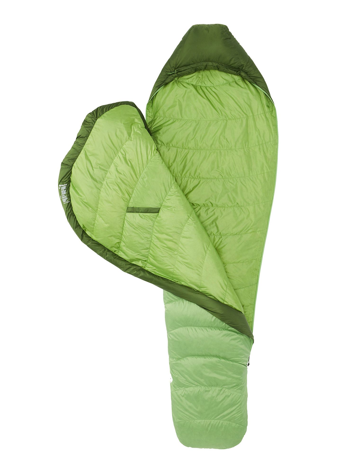 Perjana vreća za spavanje Marmot Hydrogen Long (198 cm) - foliage/kiwi