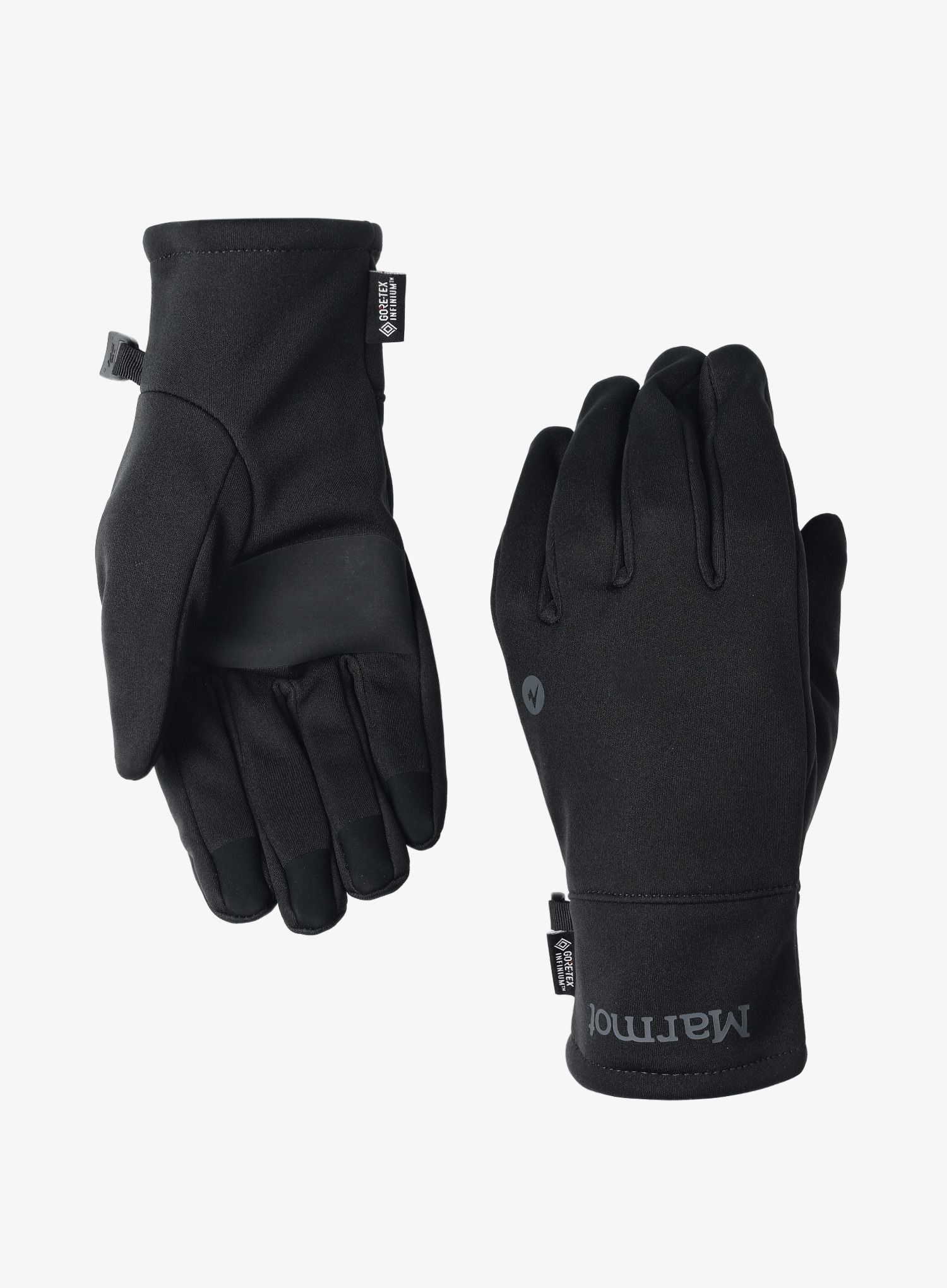 Softshell rukavice Marmot Infinium Windstopper Glove - black/black