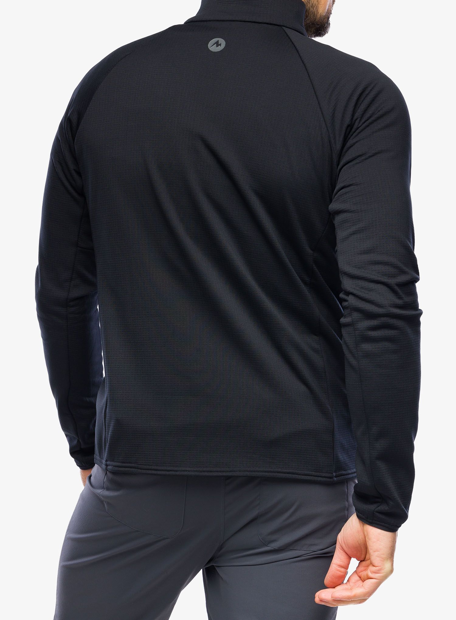 Dukserica s patentnim zatvaračem Marmot Leconte Fleece 1/2 Zip - black