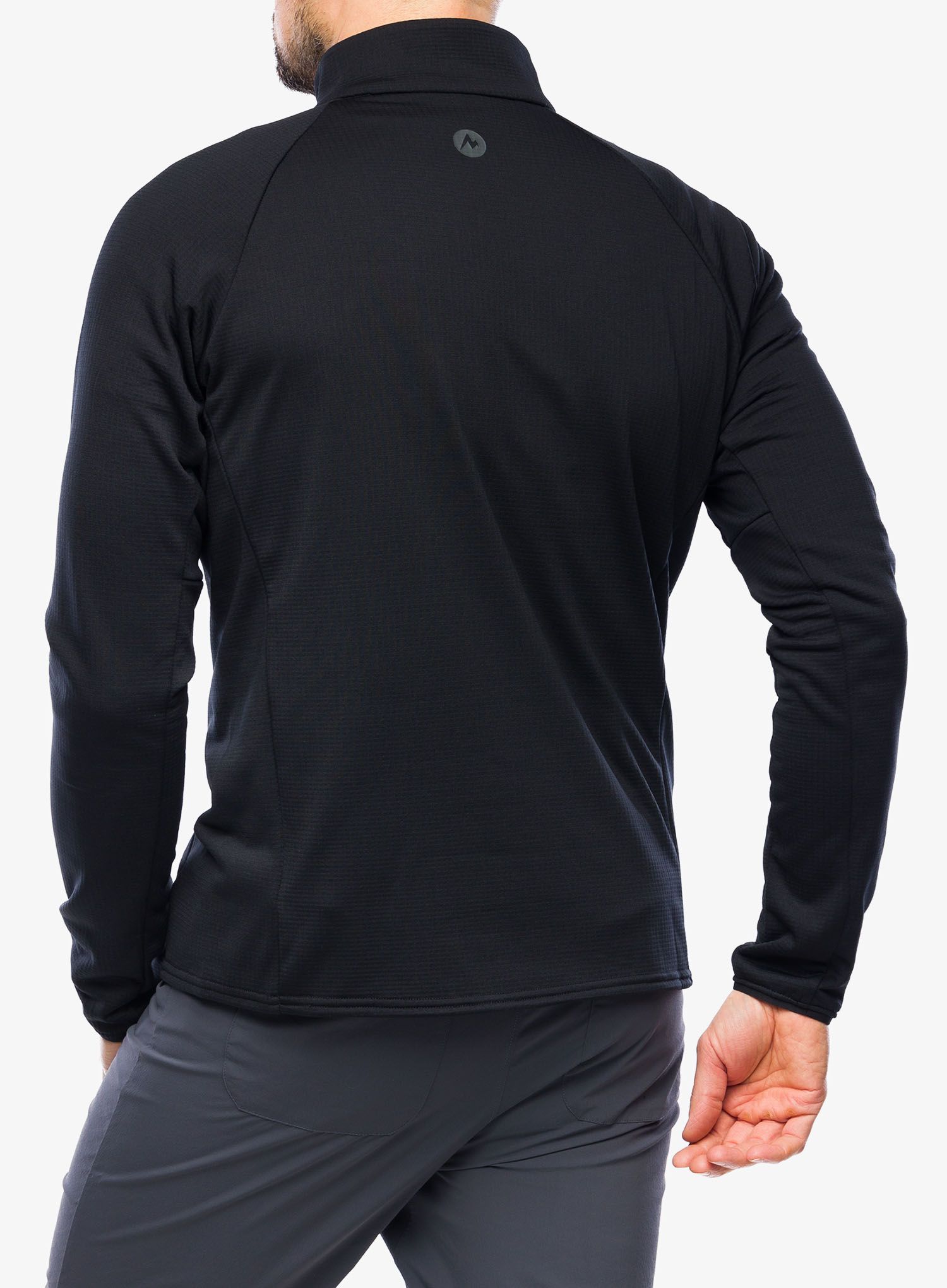 Dukserica s patentnim zatvaračem Marmot Leconte Fleece 1/2 Zip - black