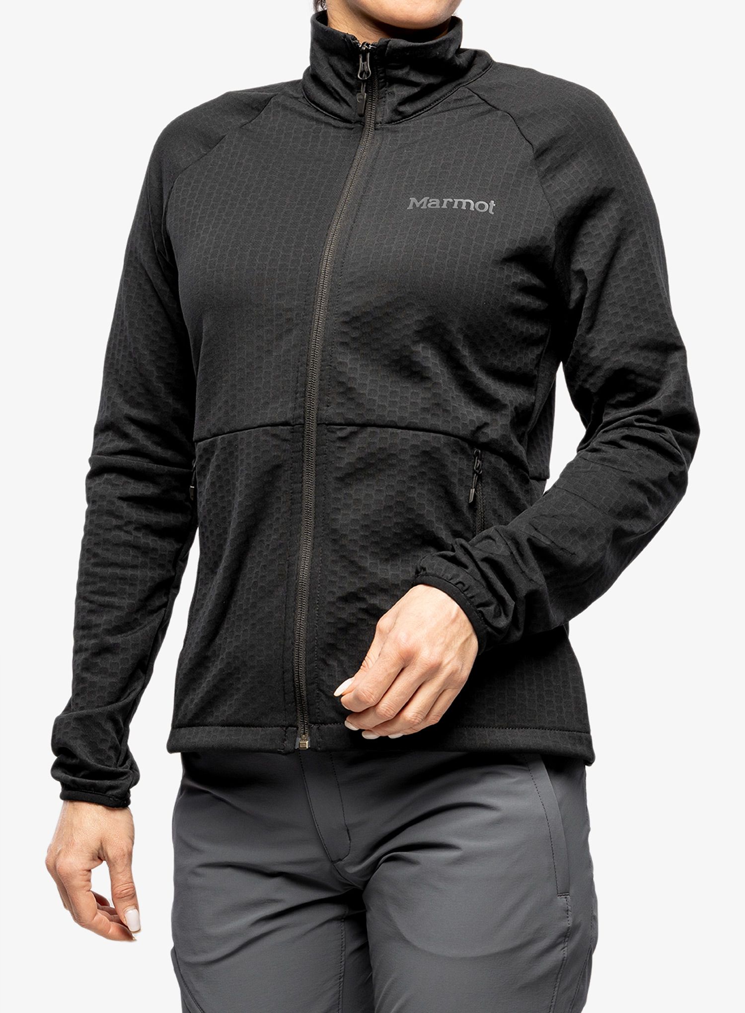 Ženska dukserica od flisa Marmot Leconte Fleece Jacket - black