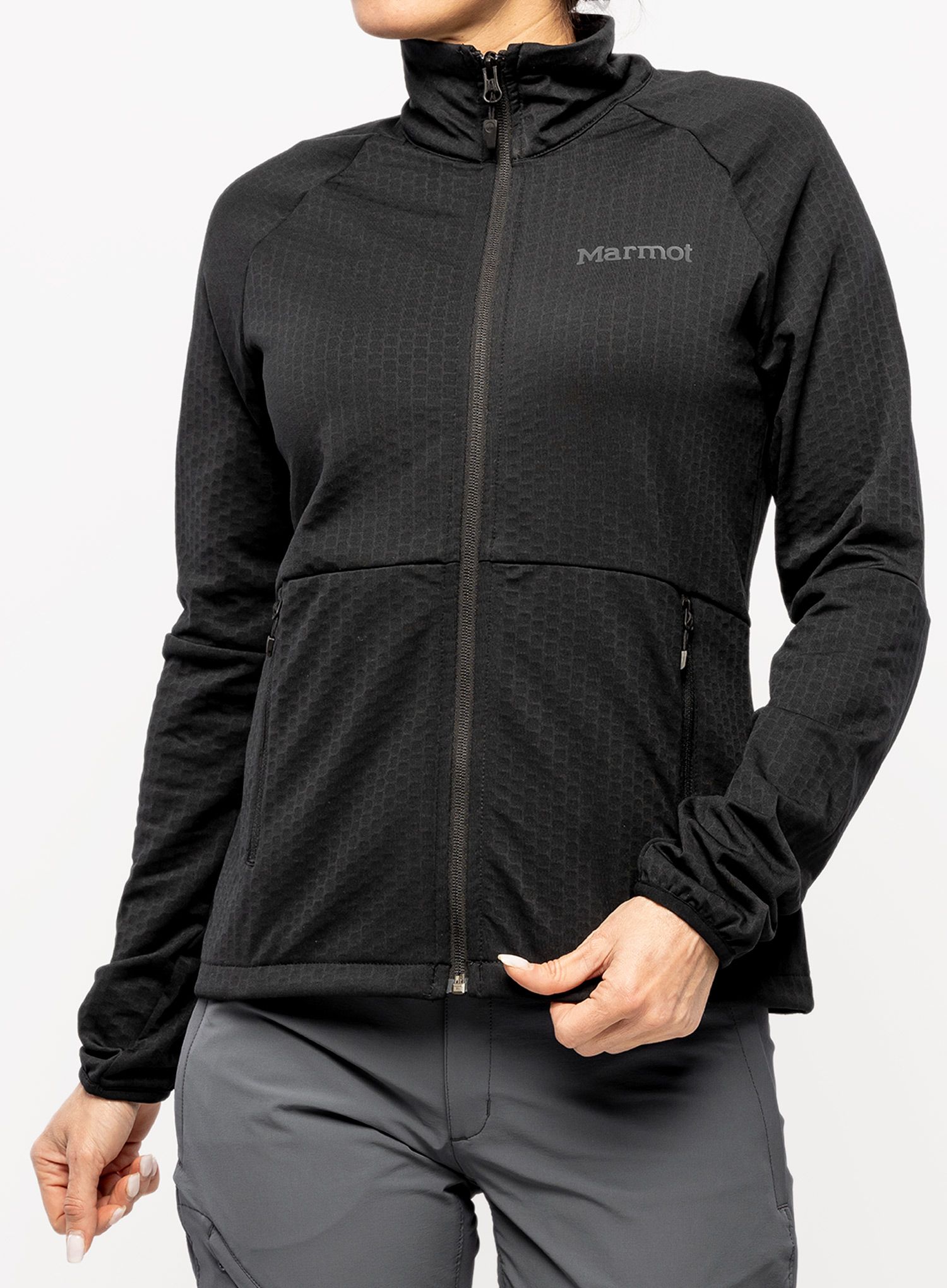 Ženska dukserica od flisa Marmot Leconte Fleece Jacket - black