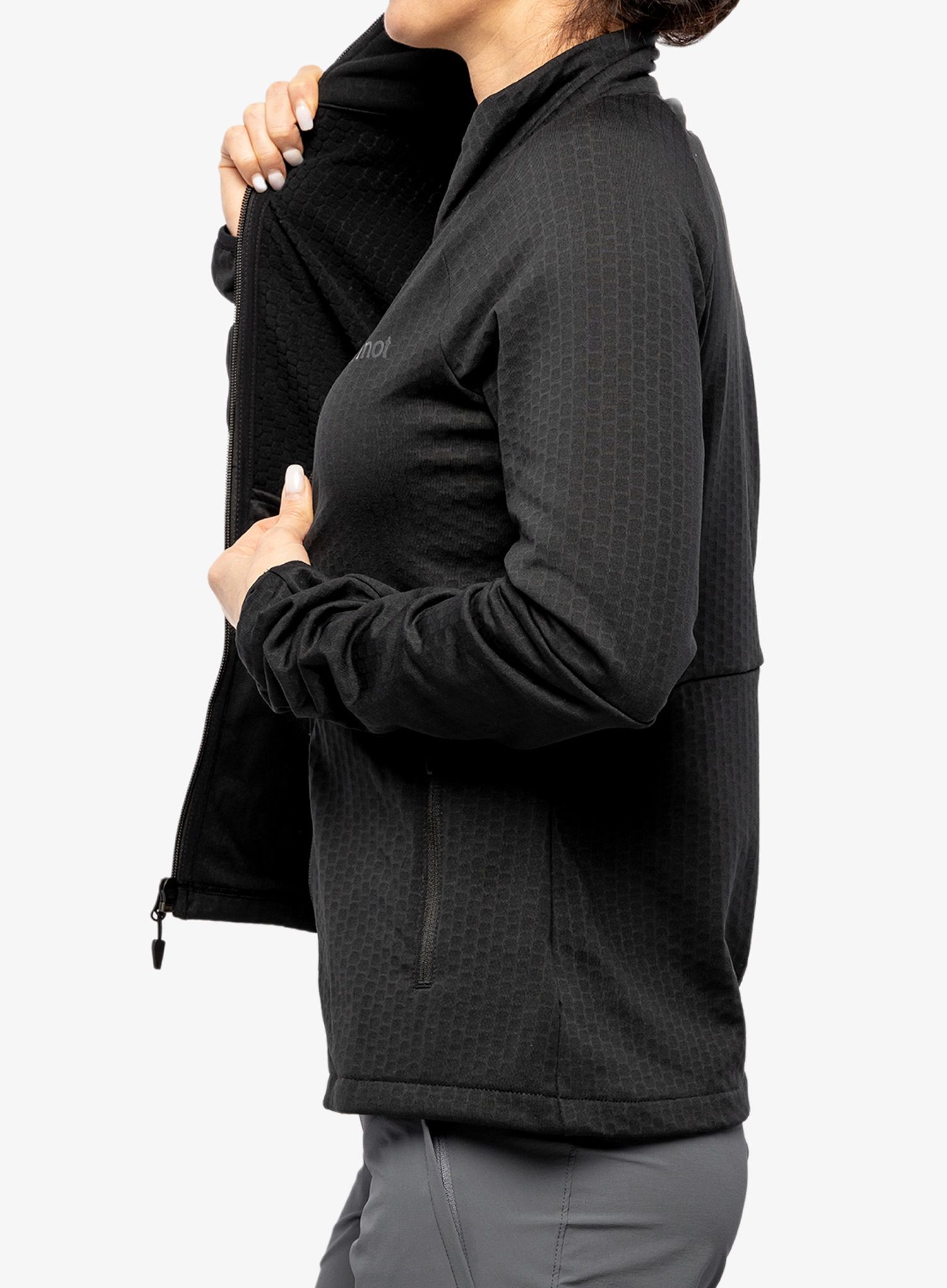 Ženska dukserica od flisa Marmot Leconte Fleece Jacket - black