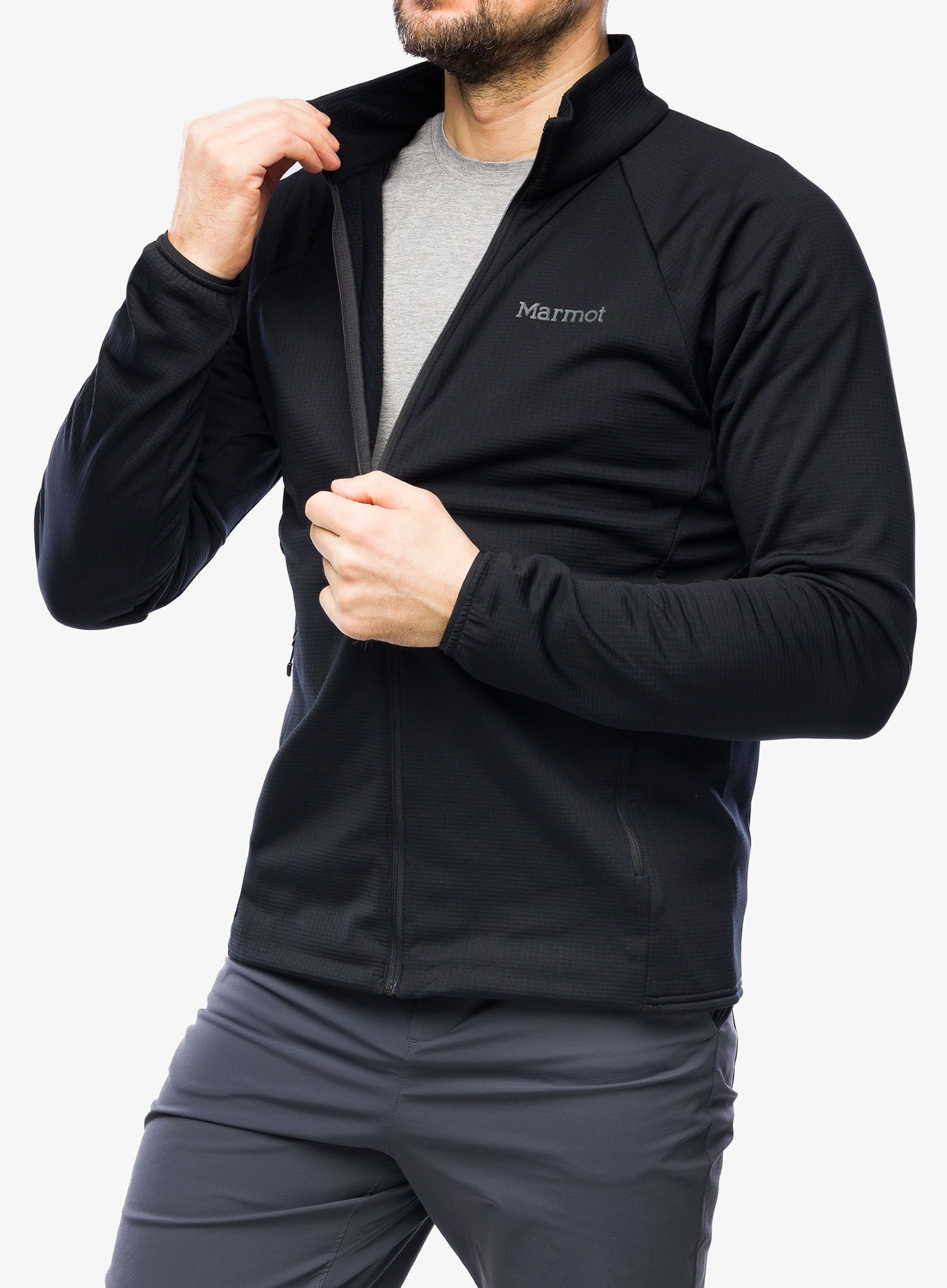 Dukserica od flisa Marmot Leconte Fleece Jacket - black