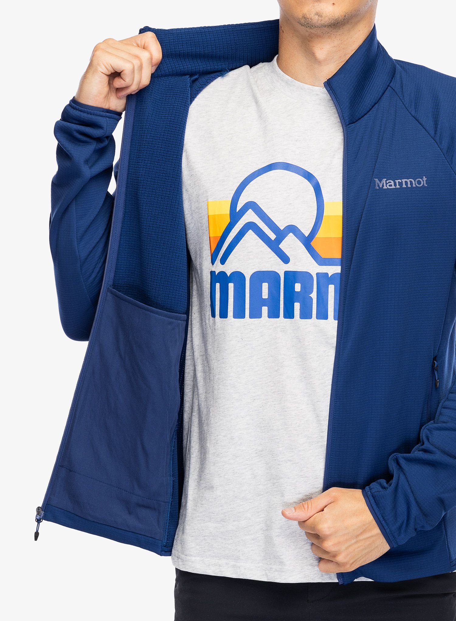 Dukserica od flisa Marmot Leconte Fleece Jacket - twilight blue