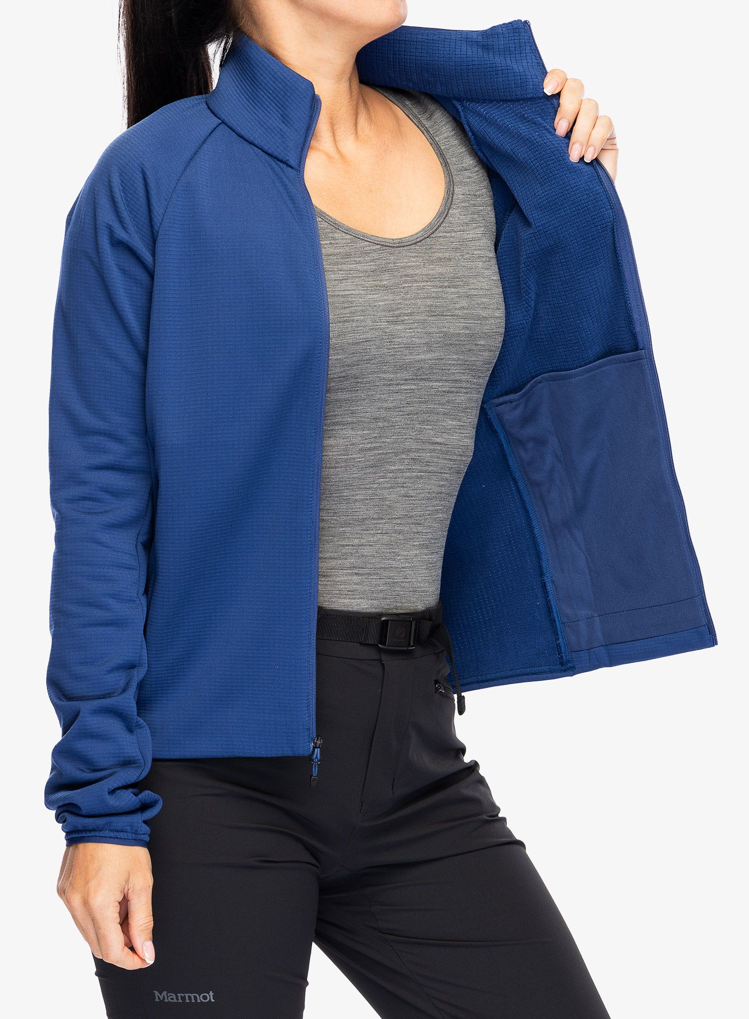Ženska dukserica od flisa Marmot Leconte Fleece Jacket - twilight blue