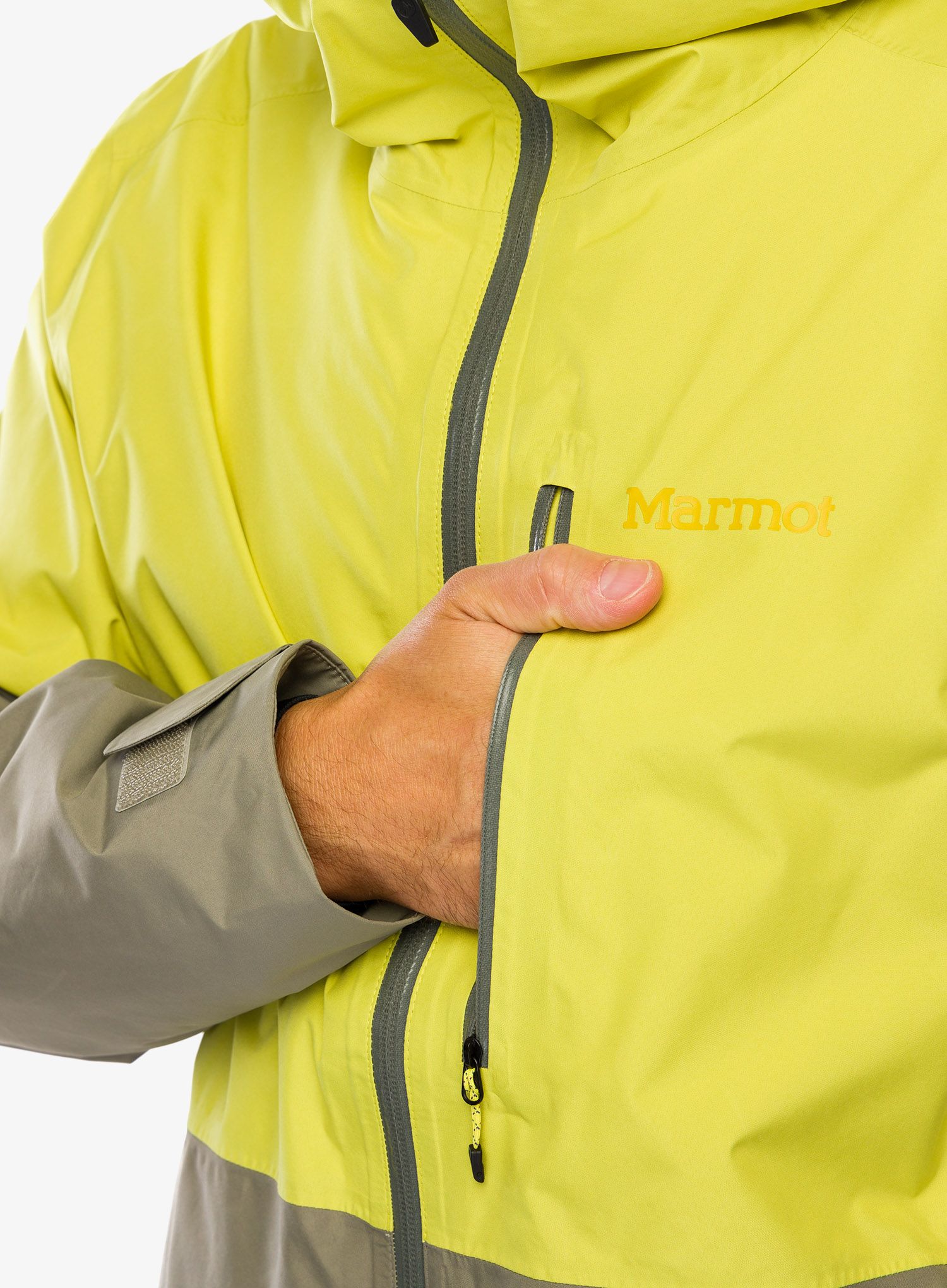 GORE TEX jakna Marmot Lightray GORE-TEX Jacket - limelight/vetiver