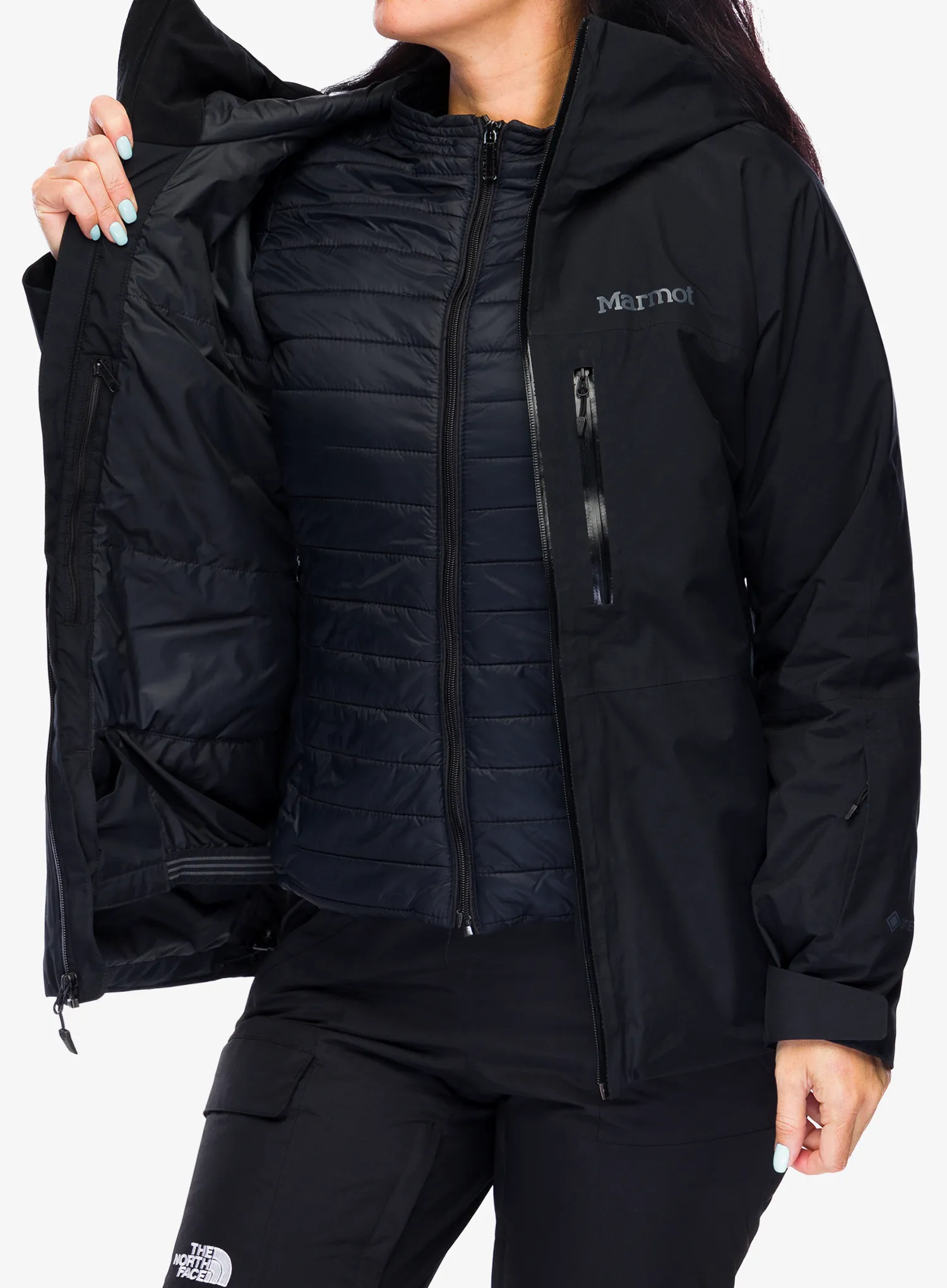 Ženska skijaška jakna Marmot Lightray Jacket - black/black