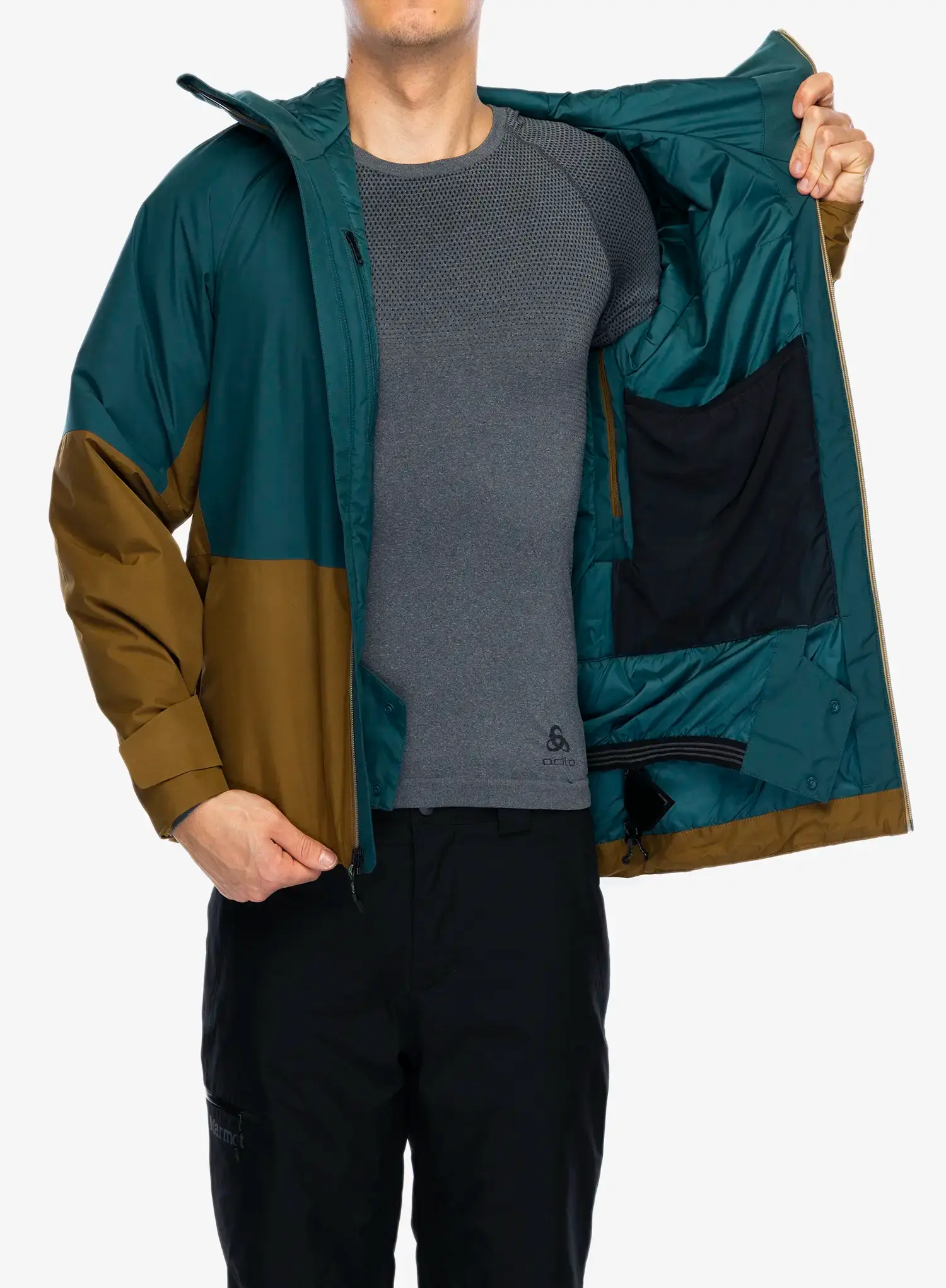 Skijaška jakna Marmot Lightray Jacket - dark jungle/hazel