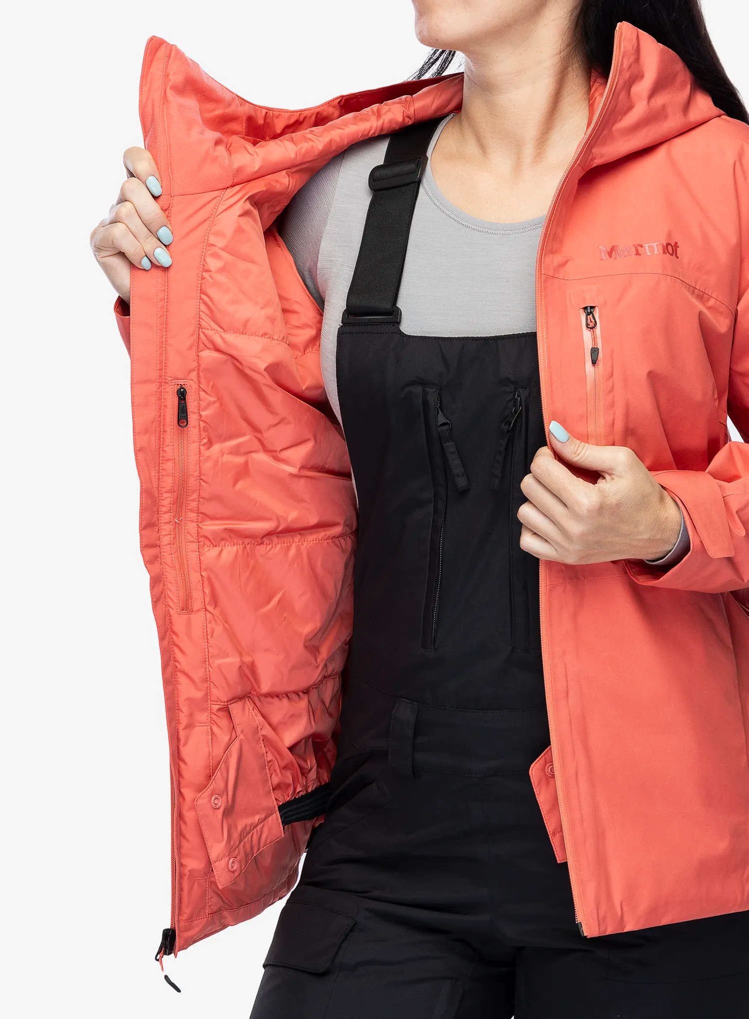 Ženska skijaška jakna Marmot Lightray Jacket - grapefruit