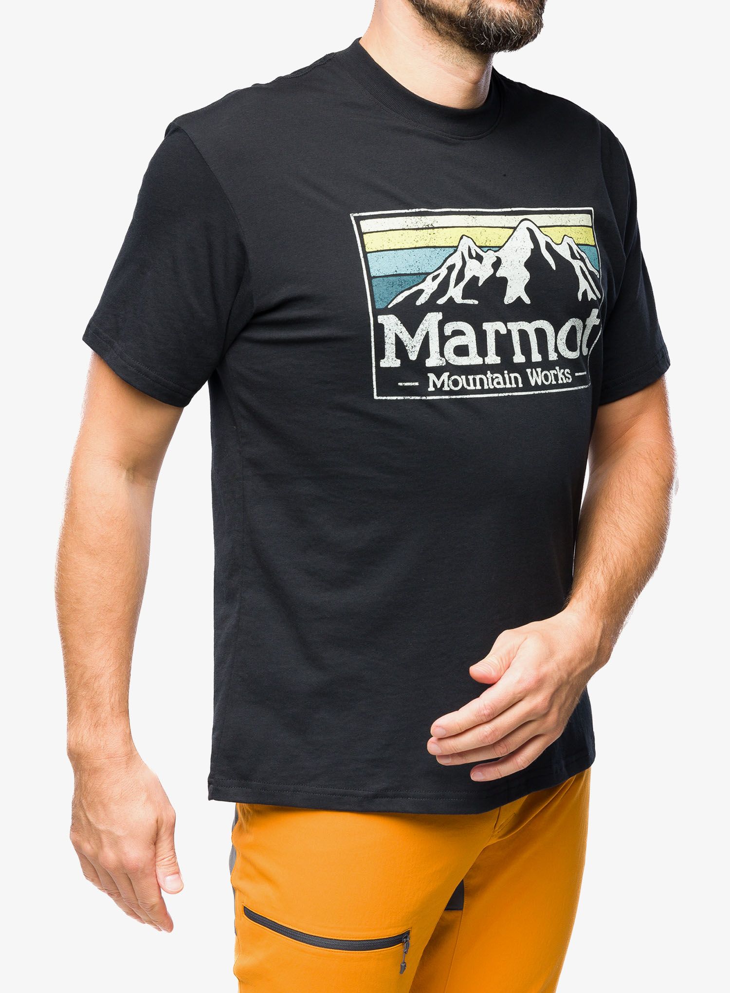 Pamučna majica Marmot MMW Gradient Tee SS - black