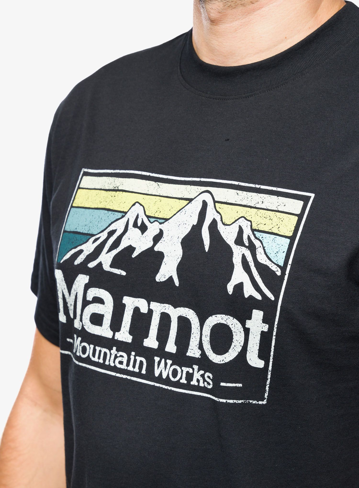Pamučna majica Marmot MMW Gradient Tee SS - black