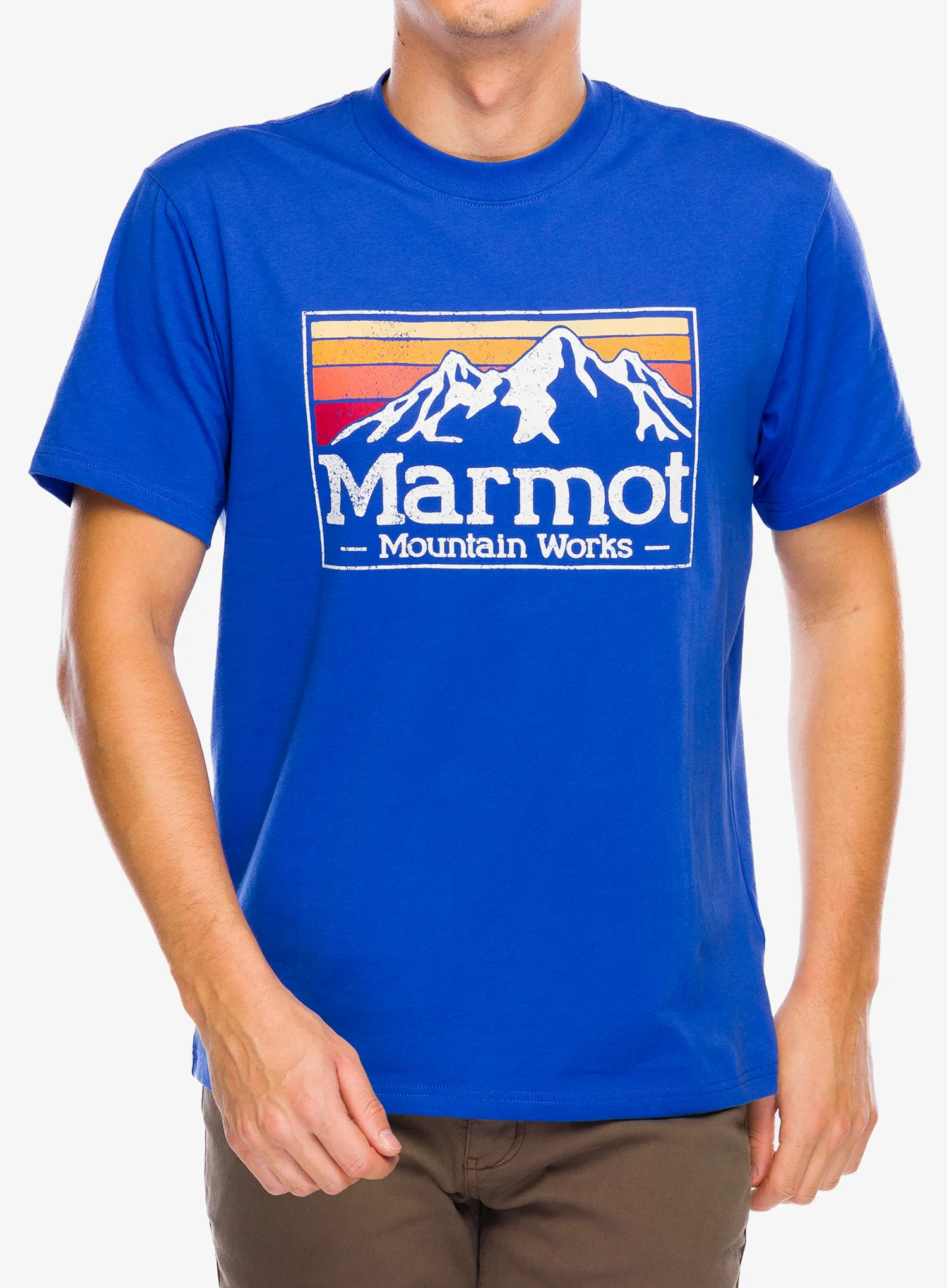 Pamučna majica Marmot MMW Gradient Tee SS - trail blue