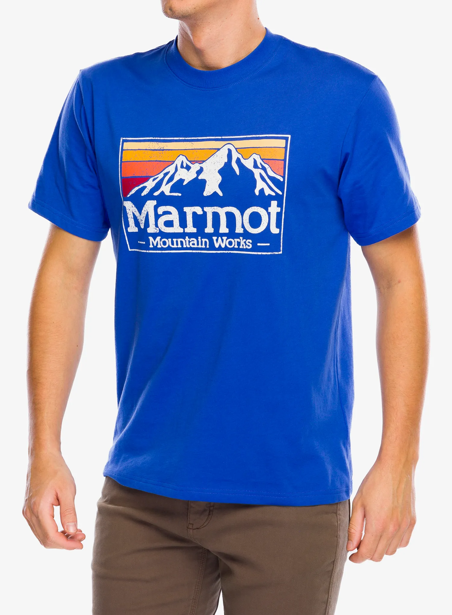 Pamučna majica Marmot MMW Gradient Tee SS - trail blue
