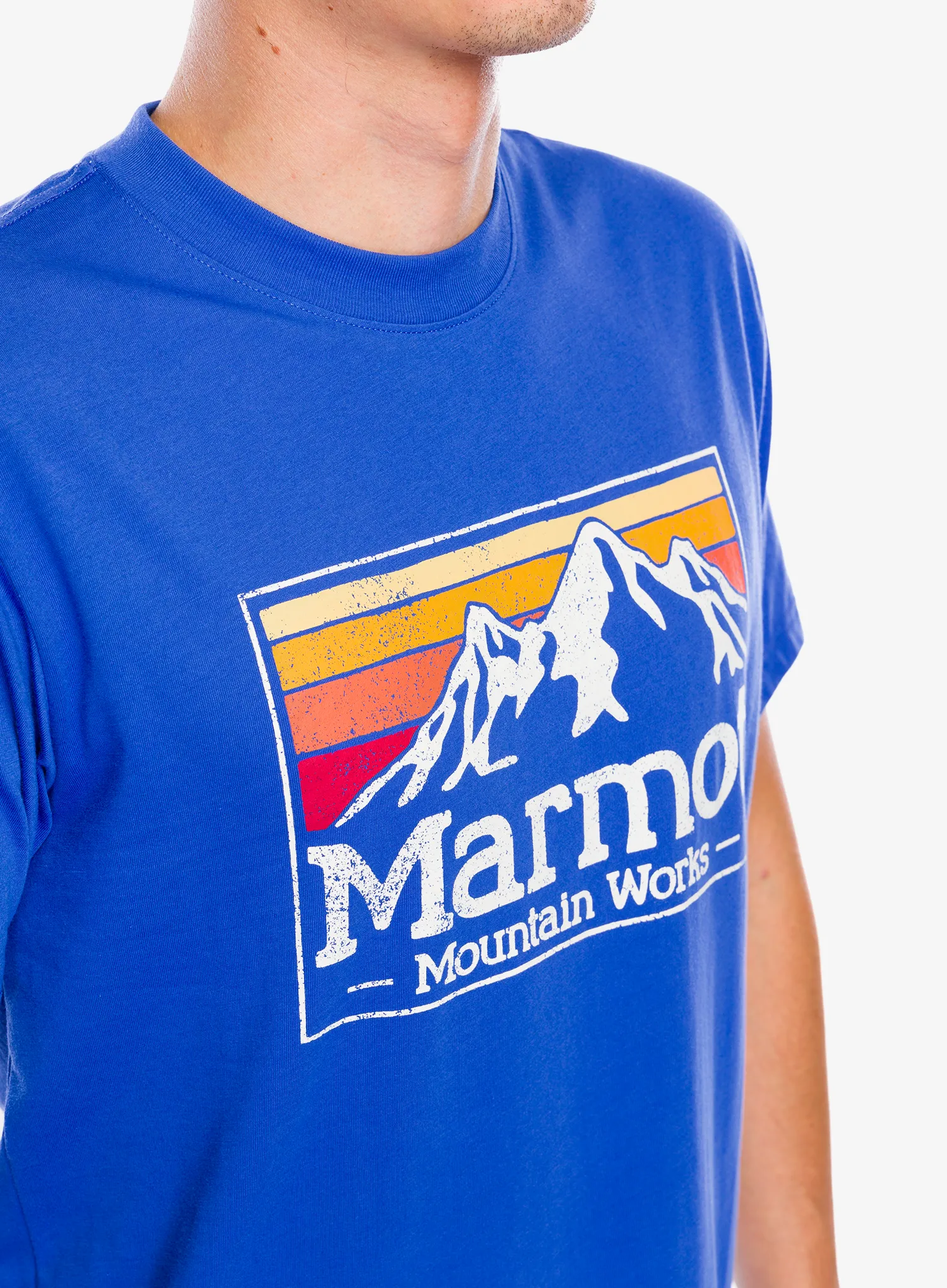 Pamučna majica Marmot MMW Gradient Tee SS - trail blue
