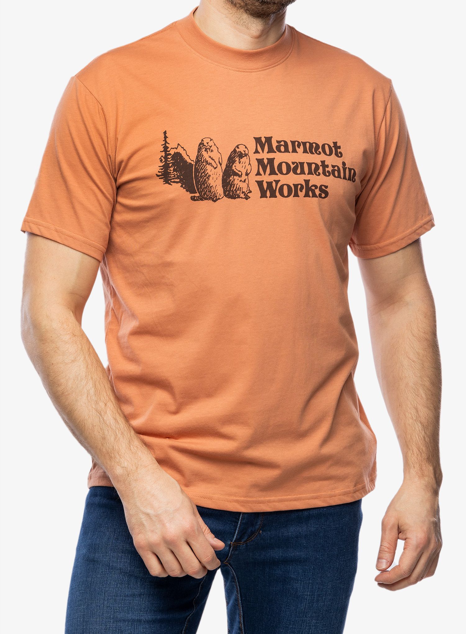 Pamučna majica Marmot MMW Tee S/S - sunburn