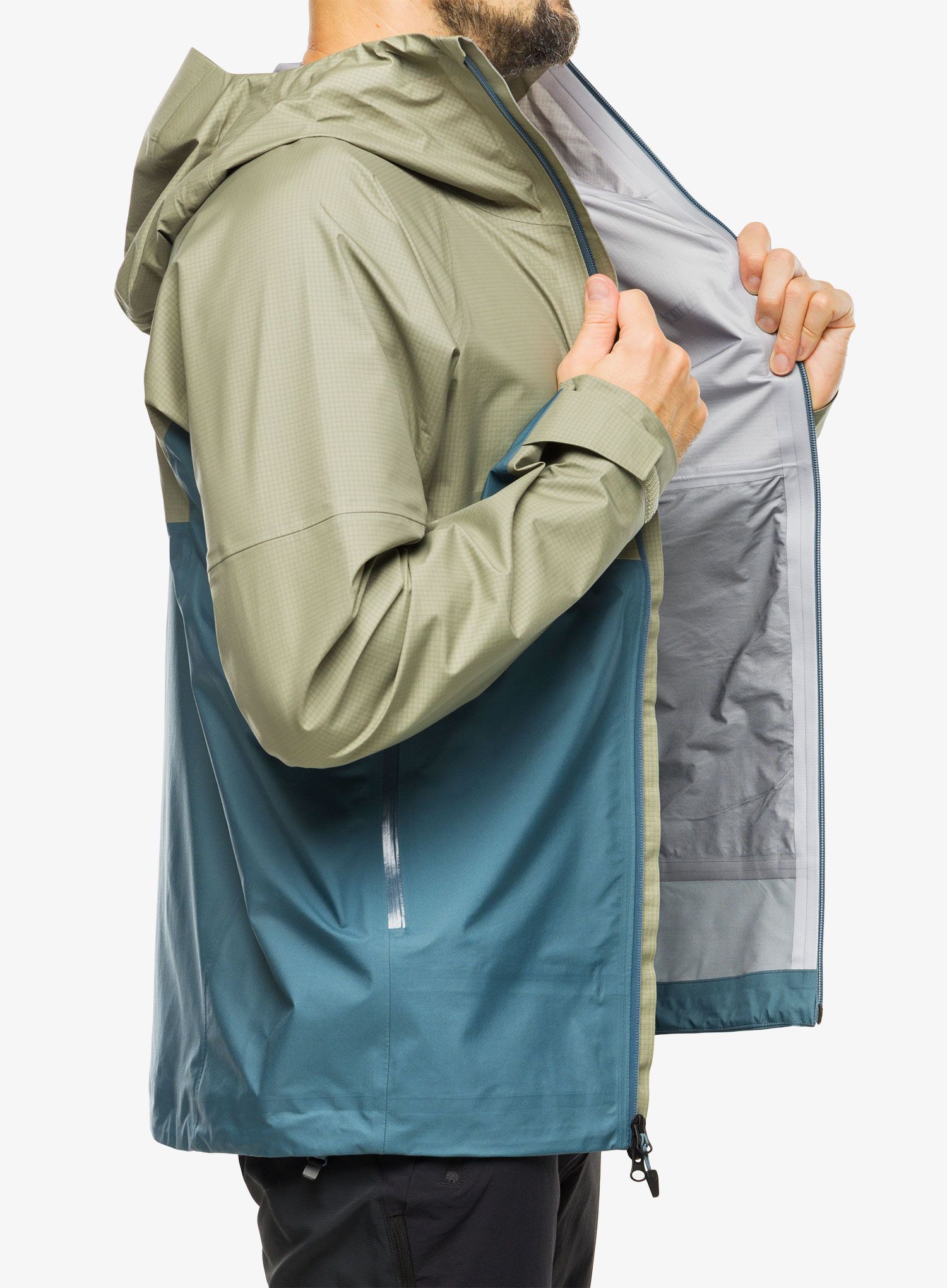 GORE TEX jakna Marmot Mitre Peak Jacket - vetiver/moon river