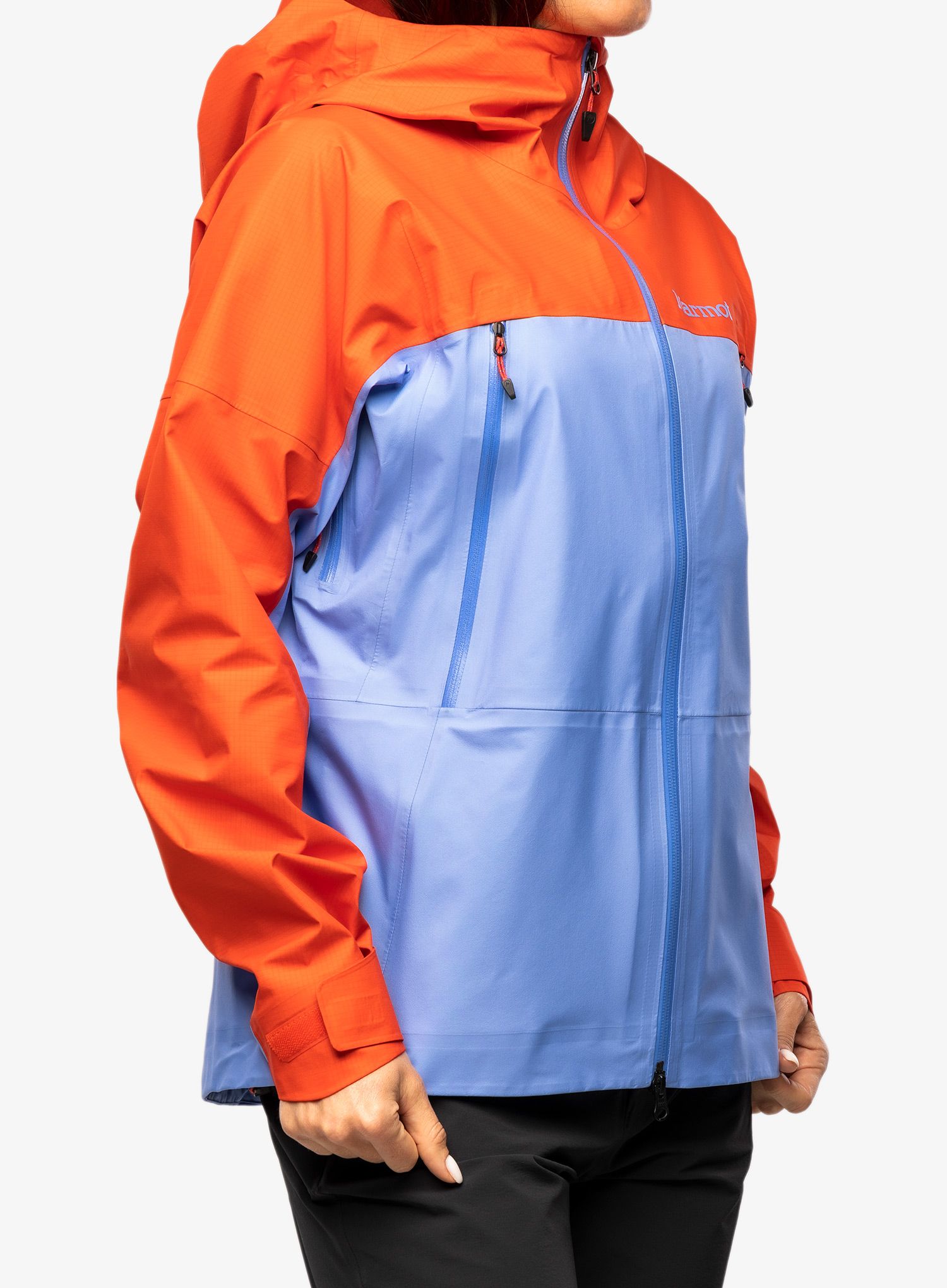 GORE-TEX ženska jakna Marmot Mitre Peak Jacket - victory red/gateway blue