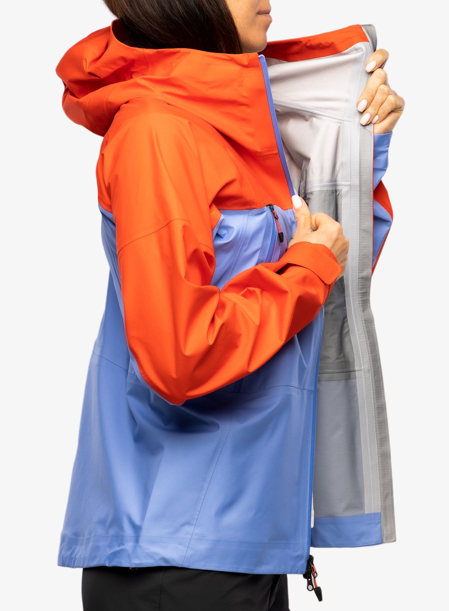 GORE-TEX ženska jakna Marmot Mitre Peak Jacket - victory red/gateway blue
