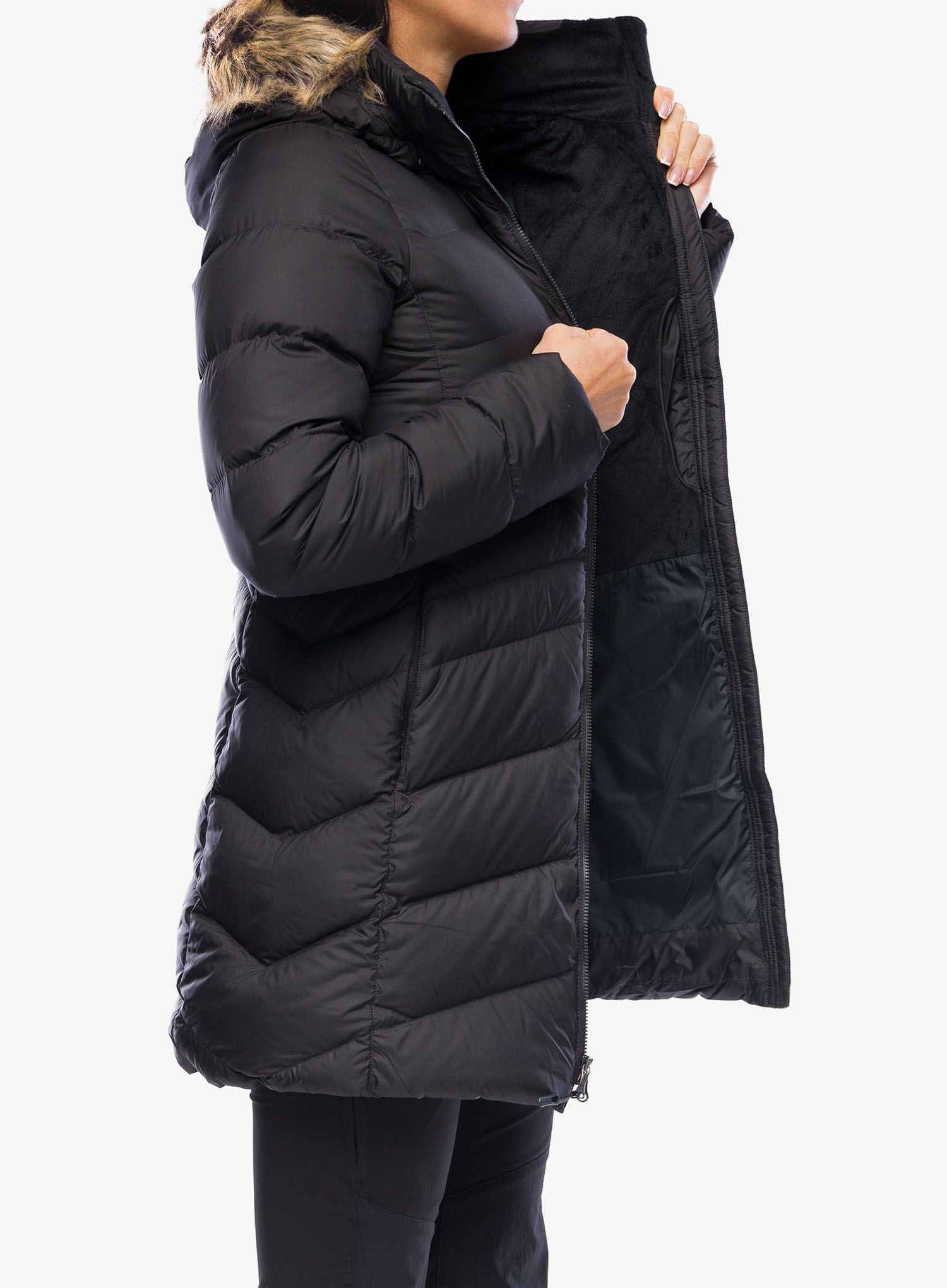 Ženski perjani kaput Marmot Montreal Coat - black