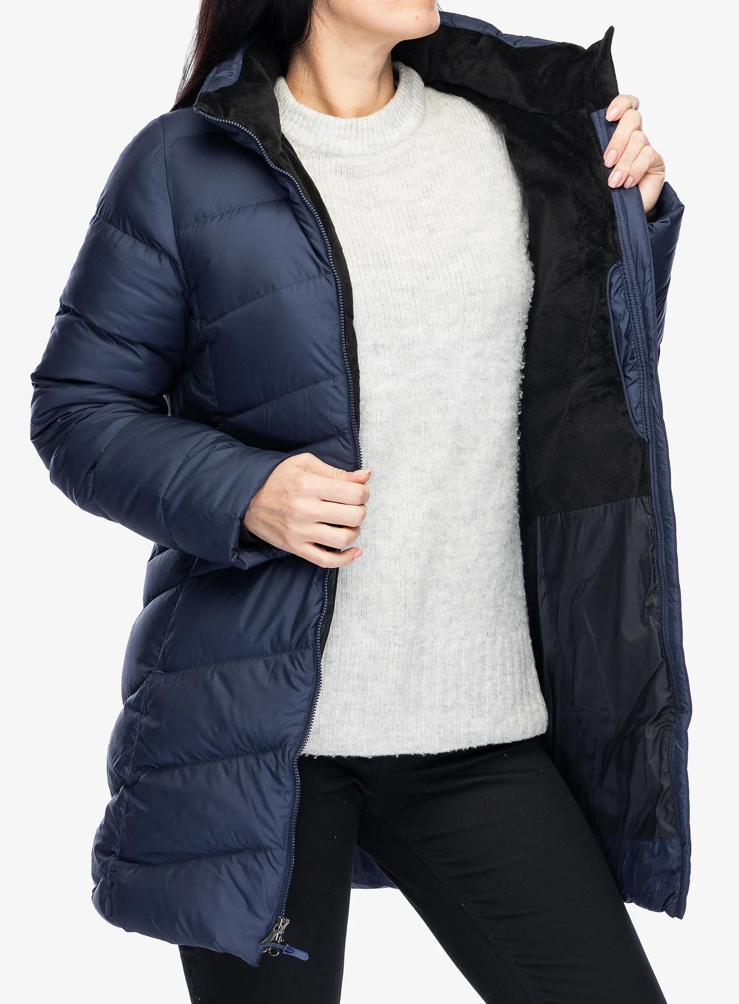 Ženski perjani kaput Marmot Montreal Coat - midnight navy/navy