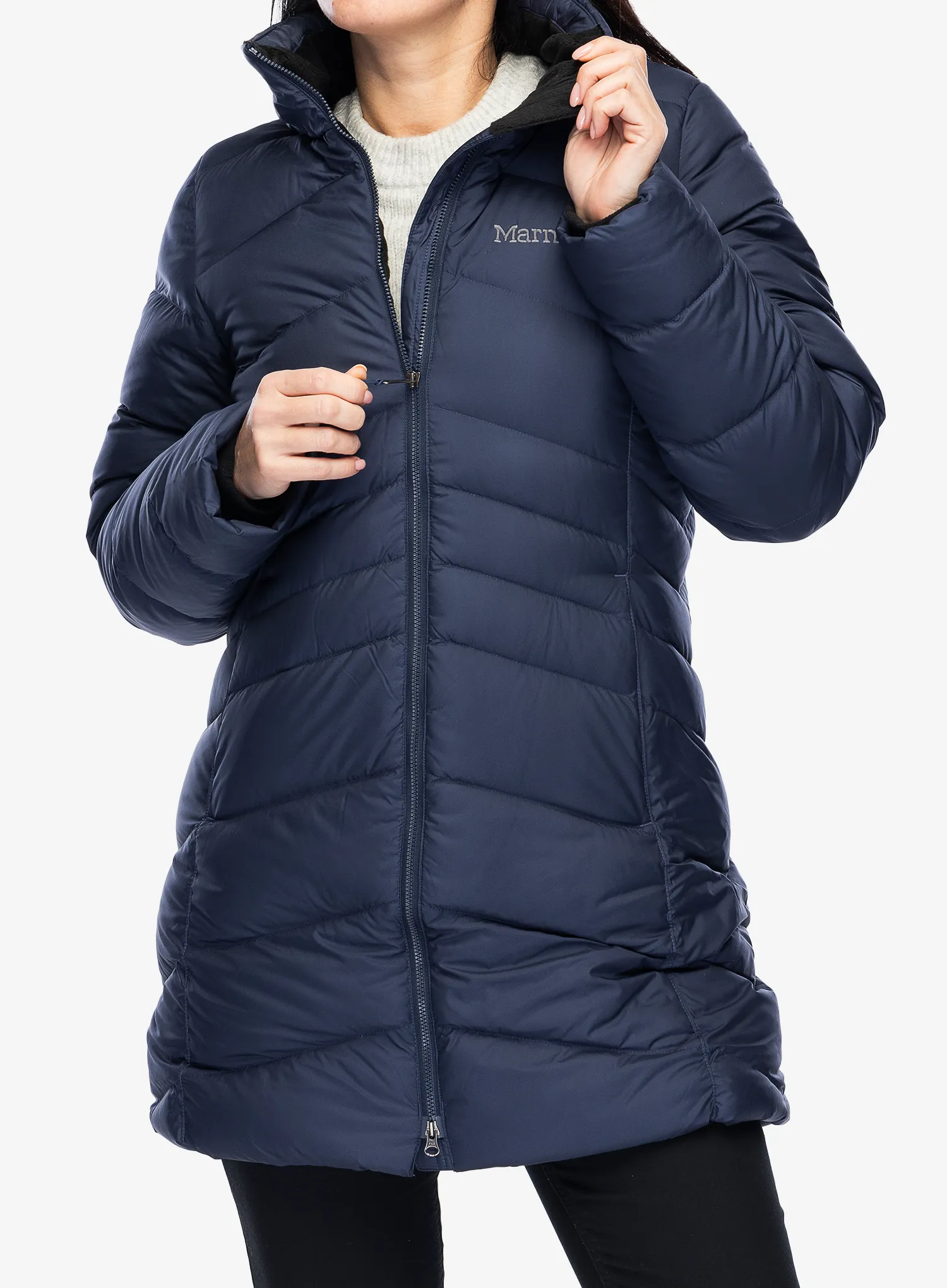 Ženski perjani kaput Marmot Montreal Coat - midnight navy/navy
