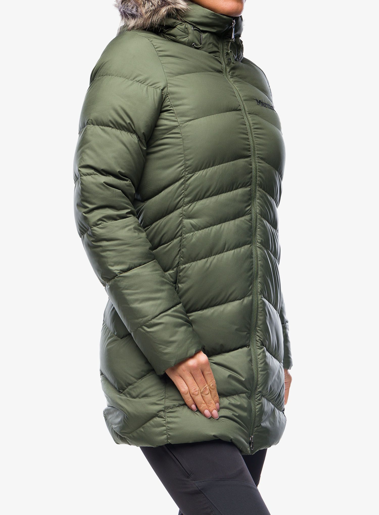 Ženski perjani kaput Marmot Montreal Coat - nori