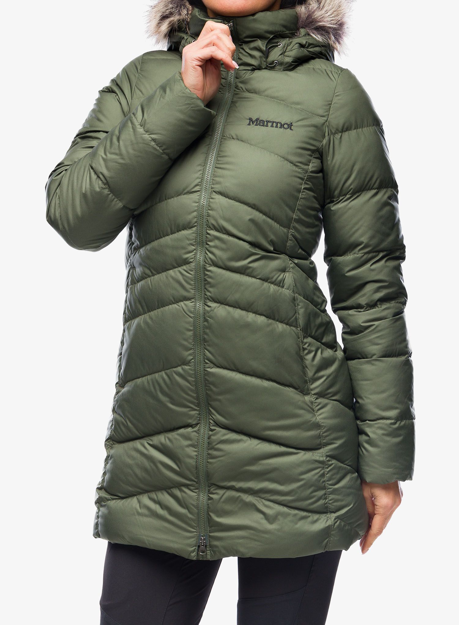 Ženski perjani kaput Marmot Montreal Coat - nori