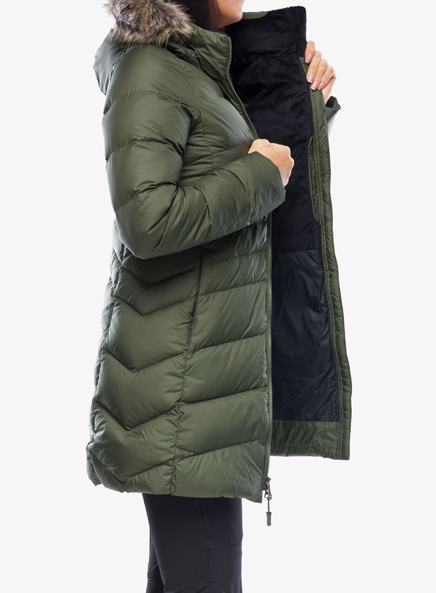 Ženski perjani kaput Marmot Montreal Coat - nori