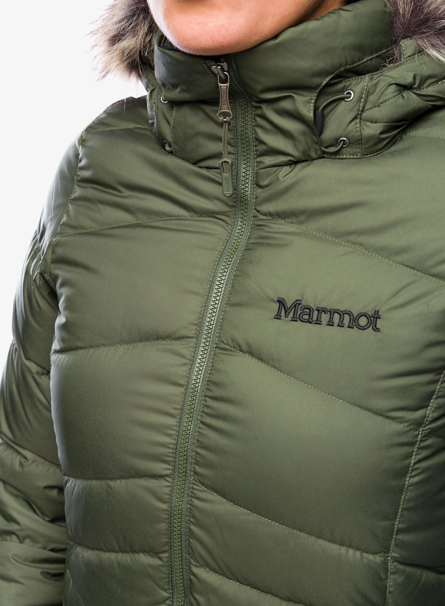Ženski perjani kaput Marmot Montreal Coat - nori