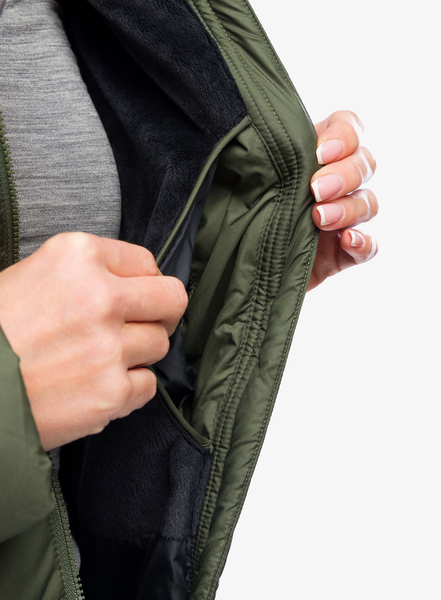 Ženski perjani kaput Marmot Montreal Coat - nori