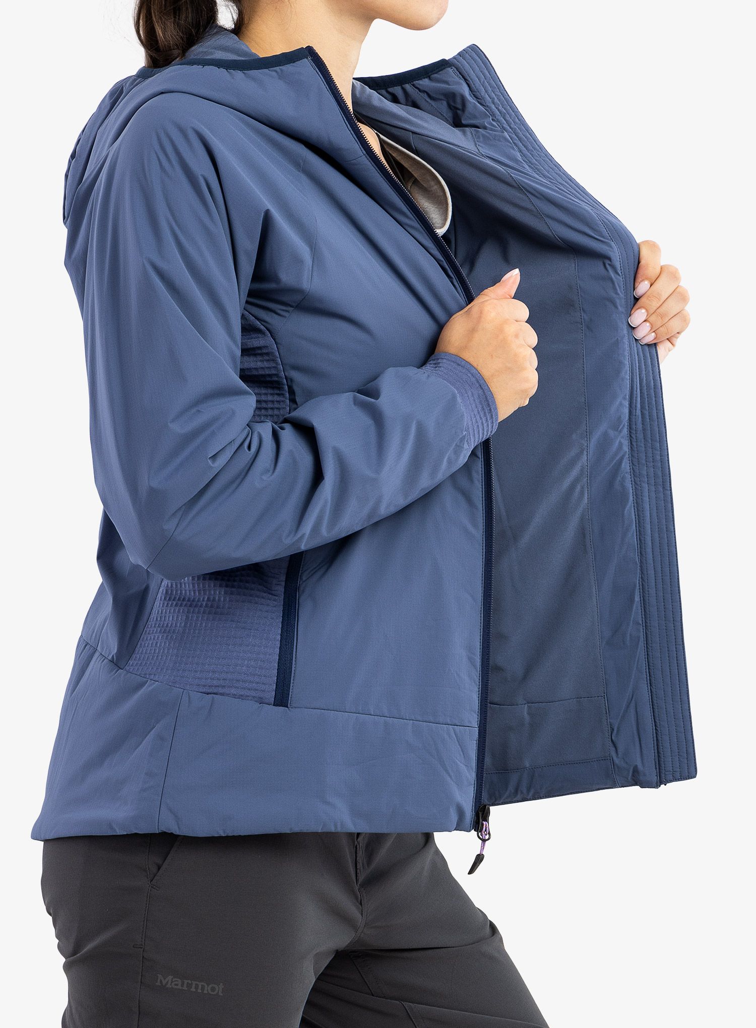 Jakna s postavom Marmot Novus Hoody - storm