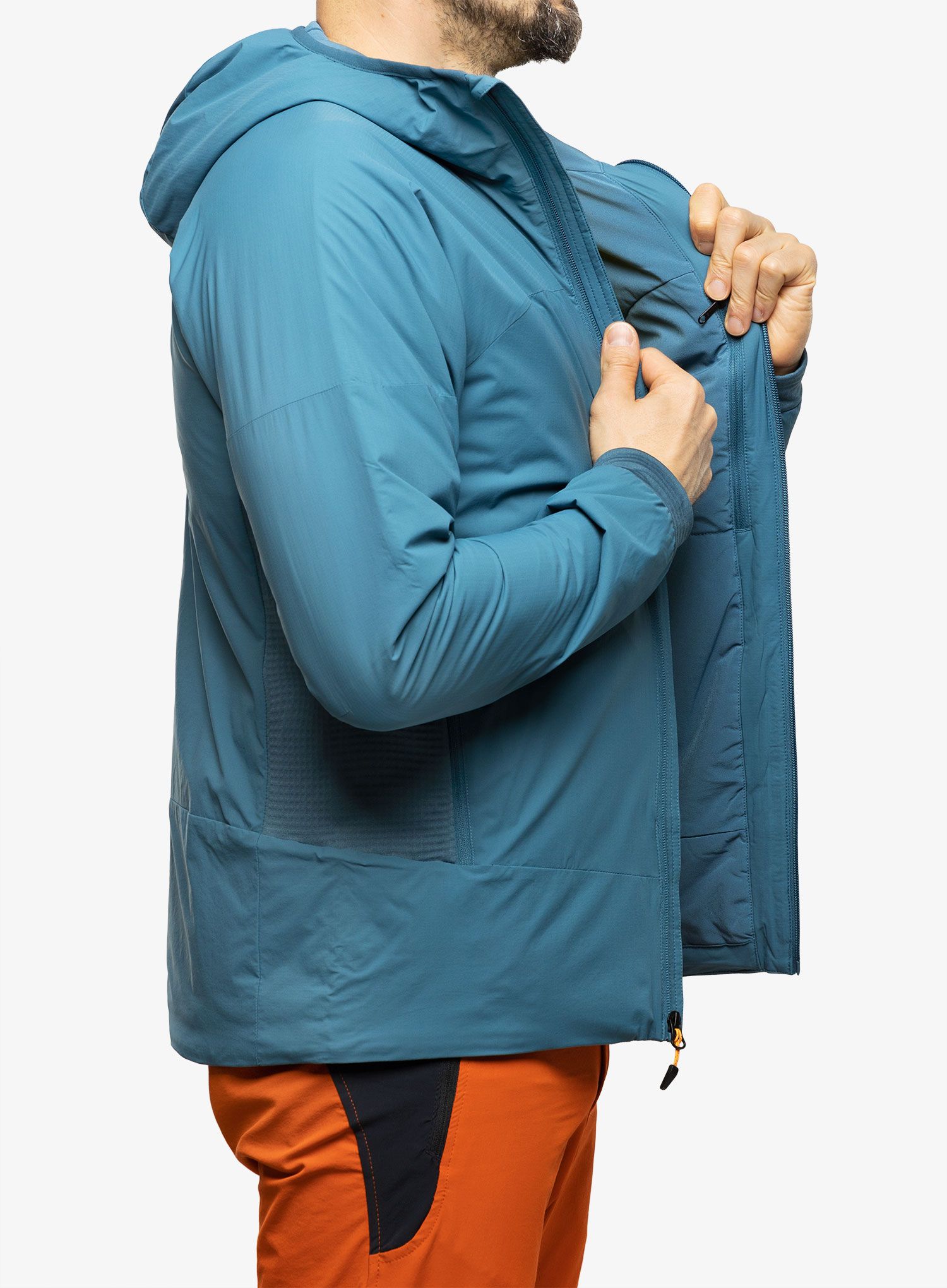 Jakna s postavom Marmot Novus LT Hybrid Hoody - dusty teal
