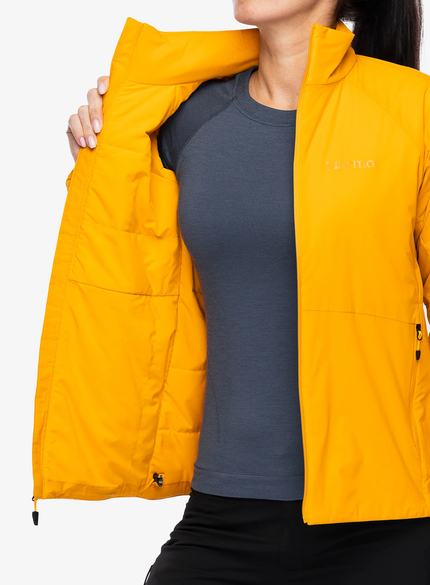 Jakna s postavom ženska Marmot Novus LT Jacket - golden sun