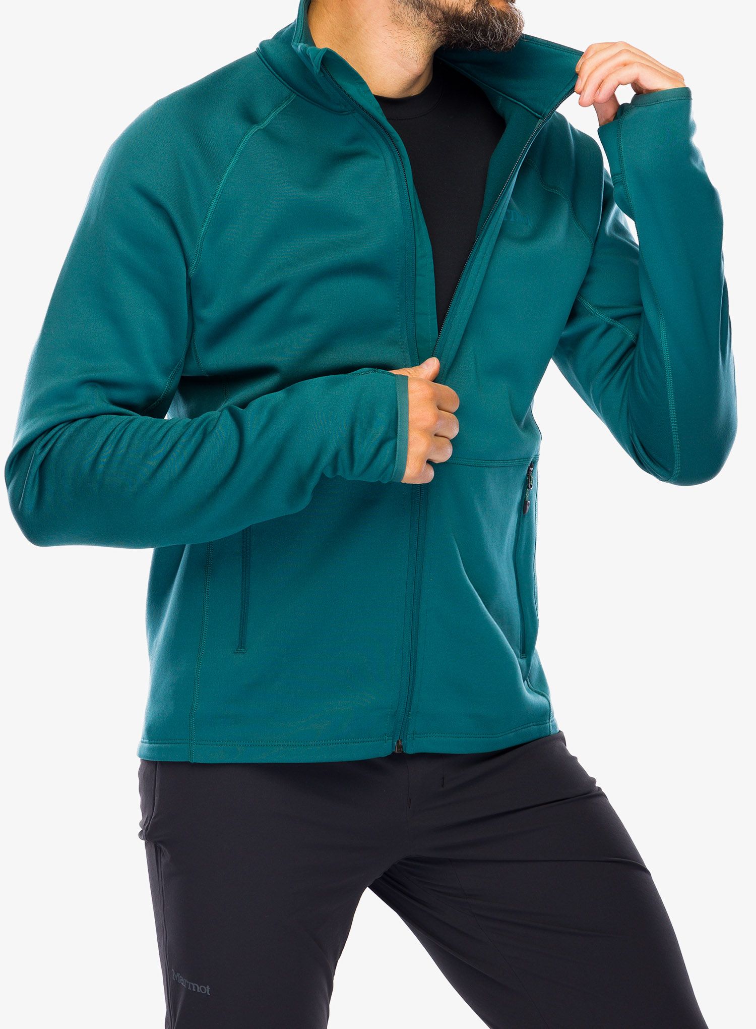 Dukserica na otkopčavanje Marmot Olden Polartec Jacket - dark jungle